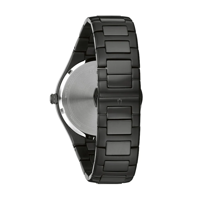 98D173 Reloj Bulova Diamond Accent de caballero pulsera de metal - Image 3