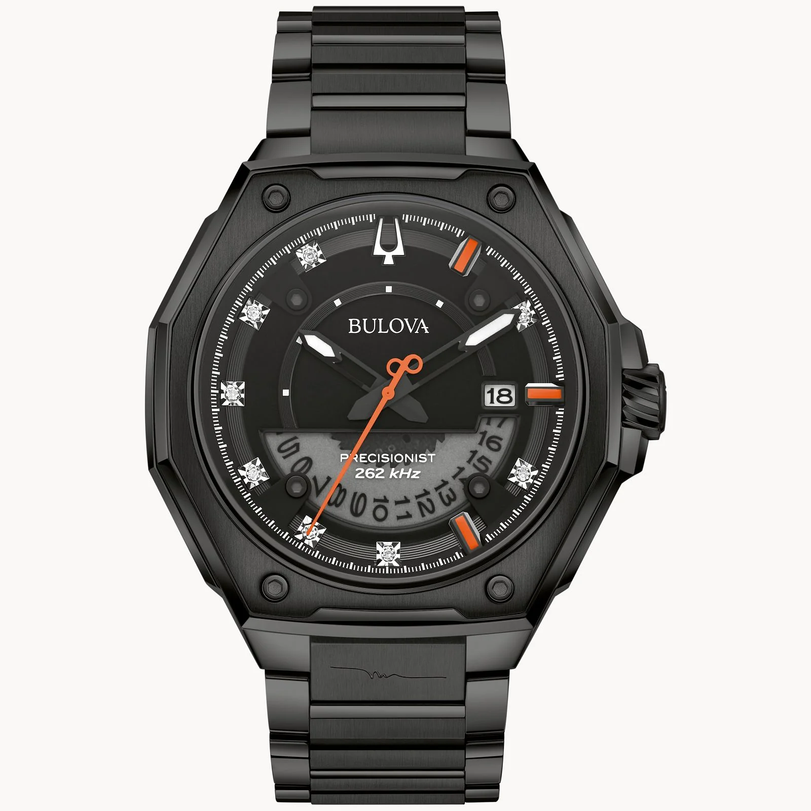 98D183 Reloj Bulova Series X Marc Anthony de caballero pulsera de metal
