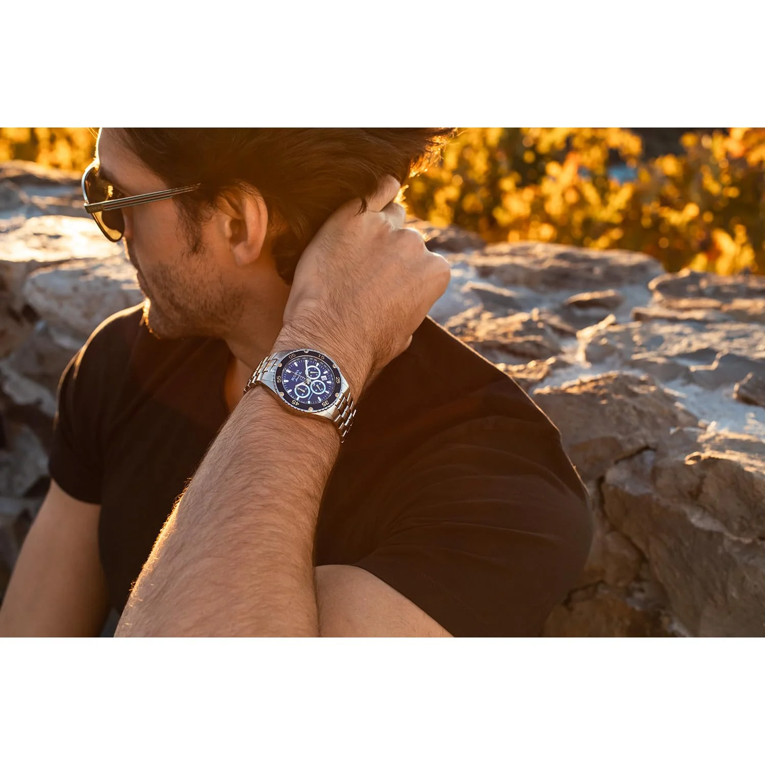 98H37 Reloj Bulova Marine Star de hombre pulsera de metal - Image 3