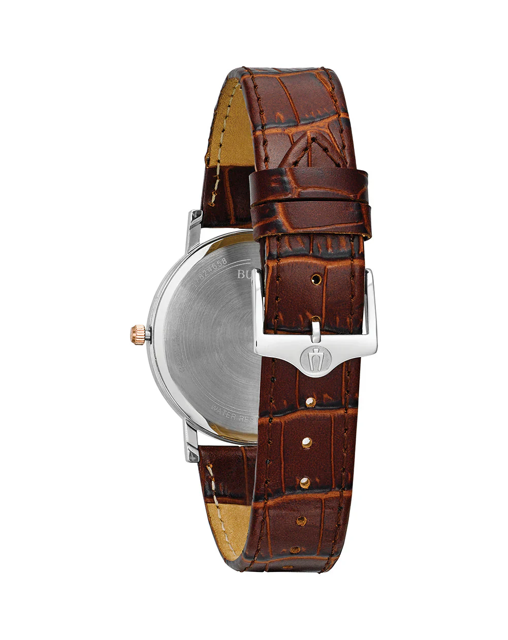 98H51 Bulova Classic de hombre pulsera de piel - Image 2