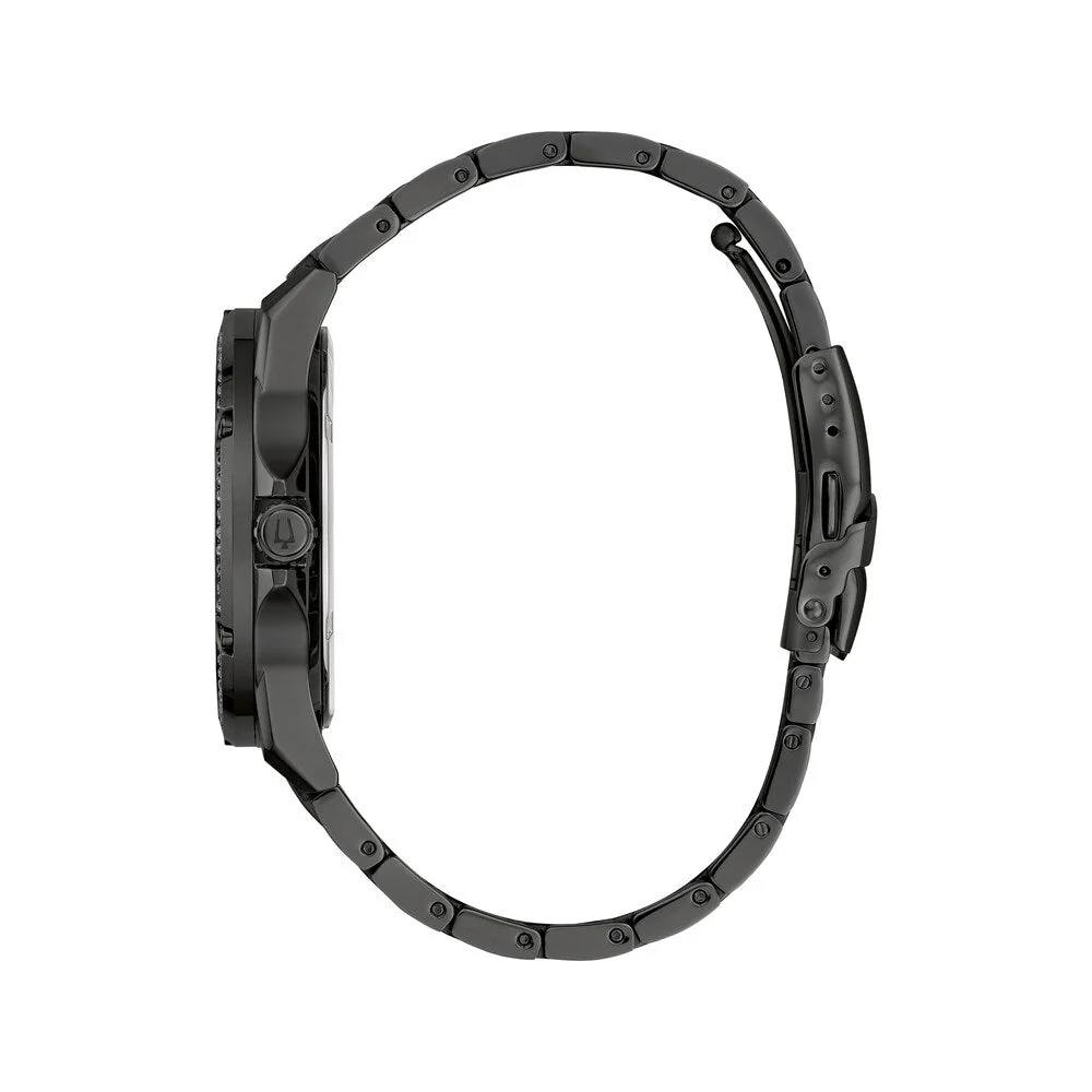 98K119 Reloj Bulova Crystal de hombre banda de metal - Image 3
