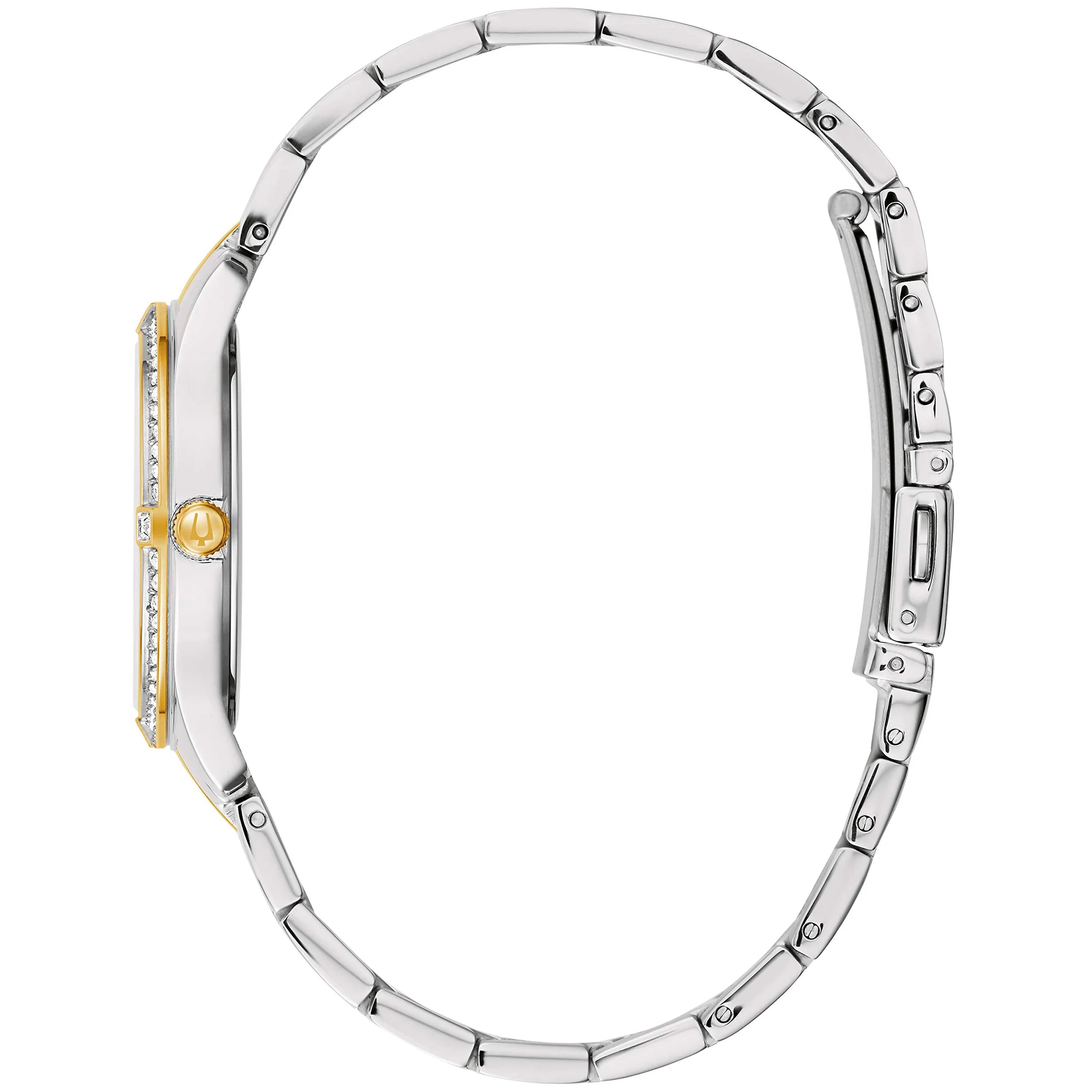 98L273 Reloj Bulova Crystal de señorita pulsera de metal - Image 3