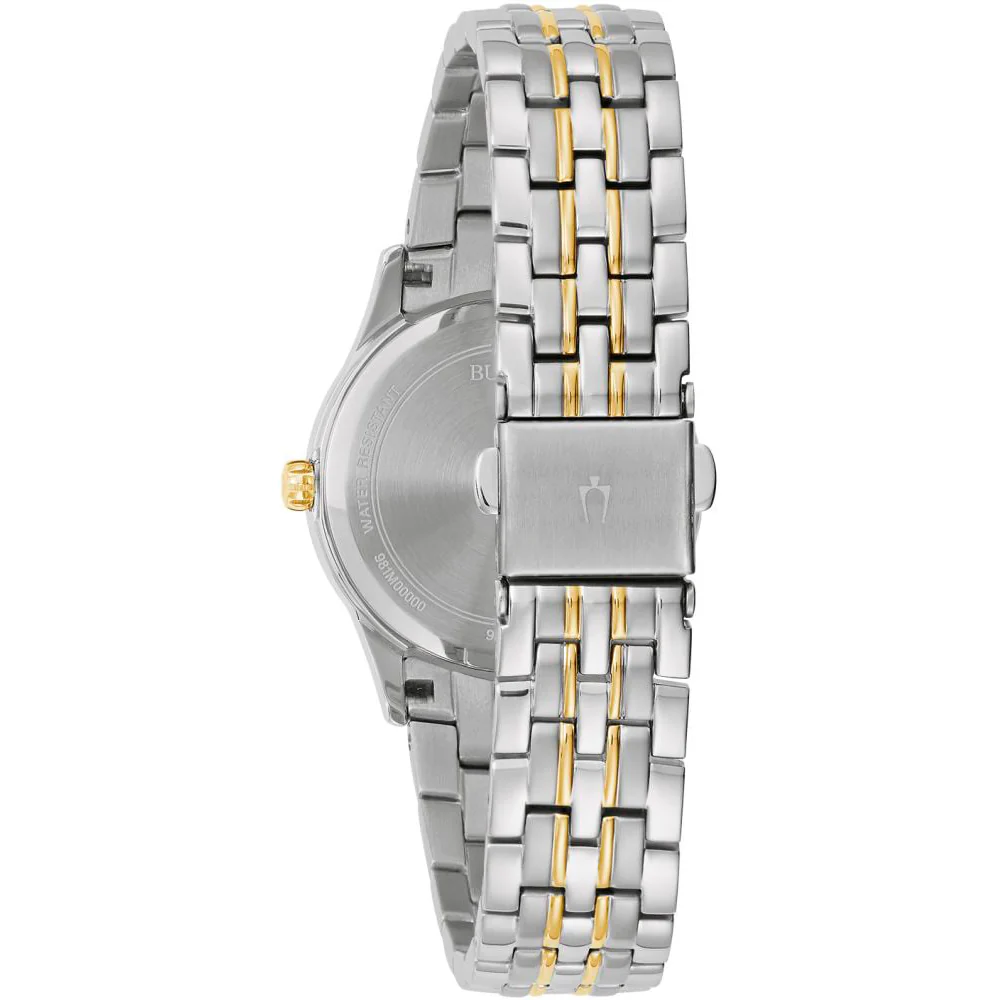 98P196 Bulova Reloj de Diamantes para Dama dos Tonos - Image 3