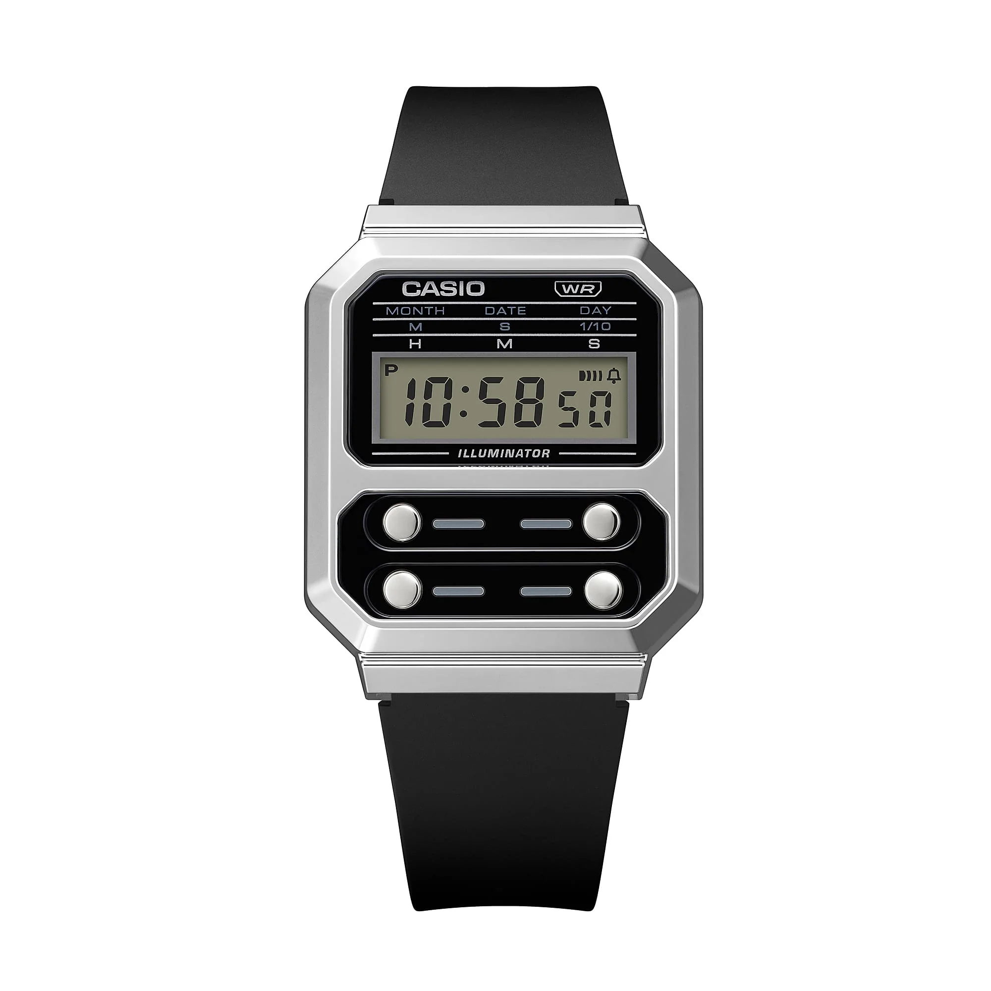 A-100WEF-1A Reloj Casio Unisex, Vintage Clásico - Image 3