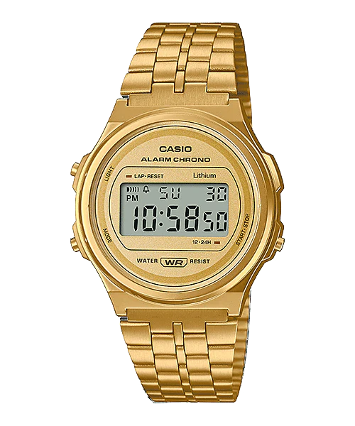 A-171WEG-9A Reloj Casio Unisex, Vintage Clásico Cronómetro