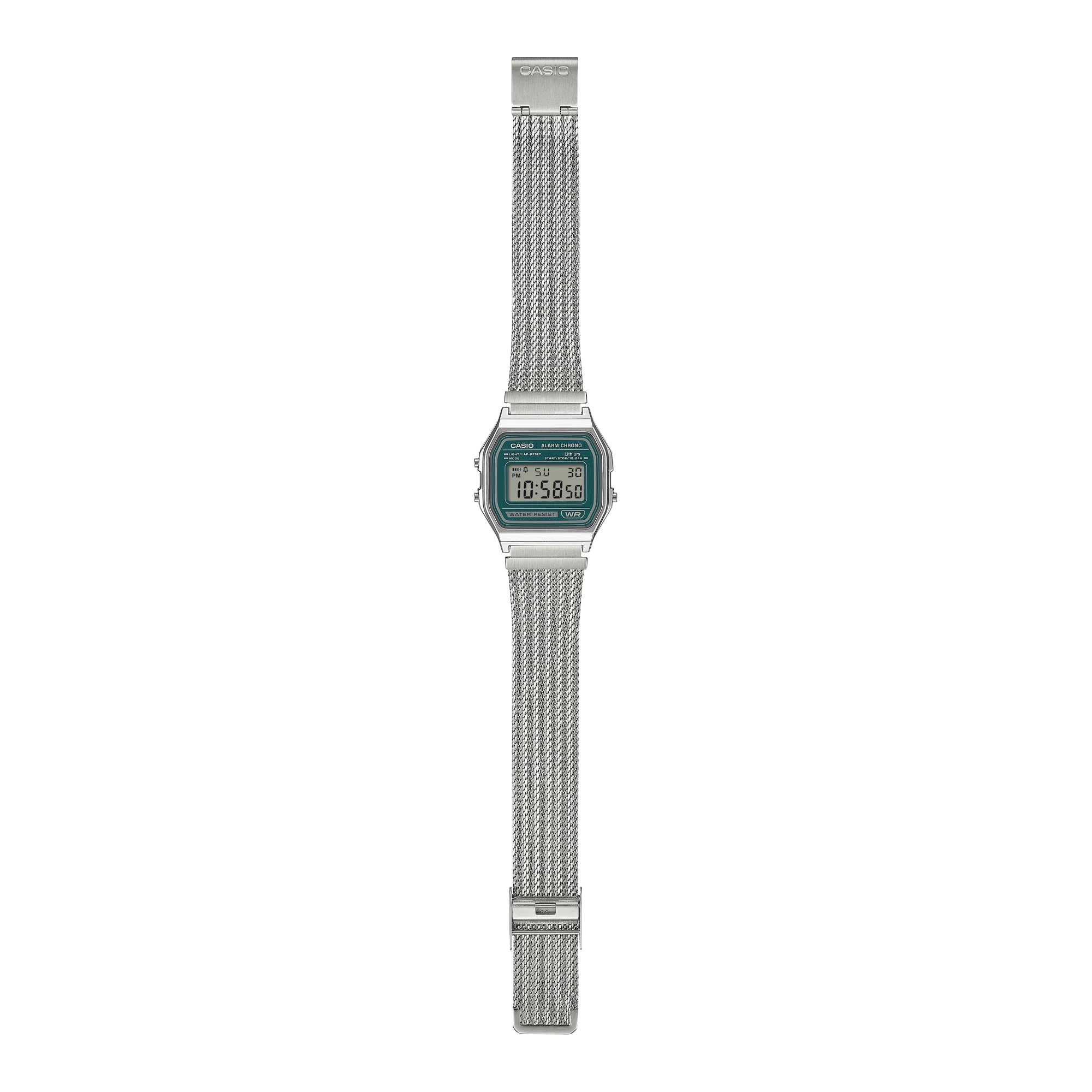 A158WEM-3 Reloj Casio unisex banda mesh - Image 6