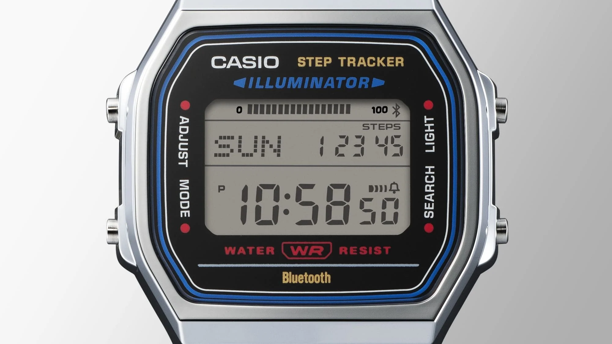 ABL-100WE-1B Casio reloj unisex con pulsera de metal con bluetooth - Image 2