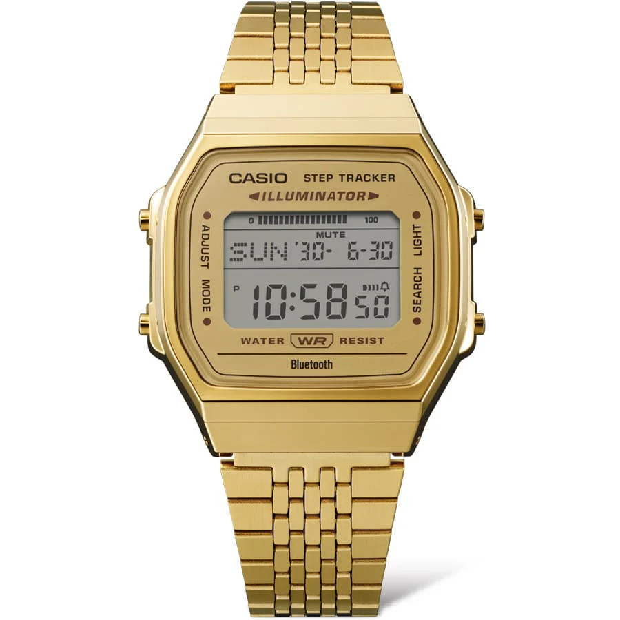 ABL-100WEG-9A Casio vintage Bluetooth unisex pulsera de acero inoxidable - Image 6