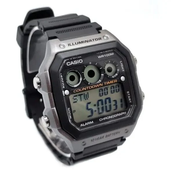 AE-1300WH-8AV Reloj Casio para Hombre, Illuminator 10 Años de Batería - Image 4