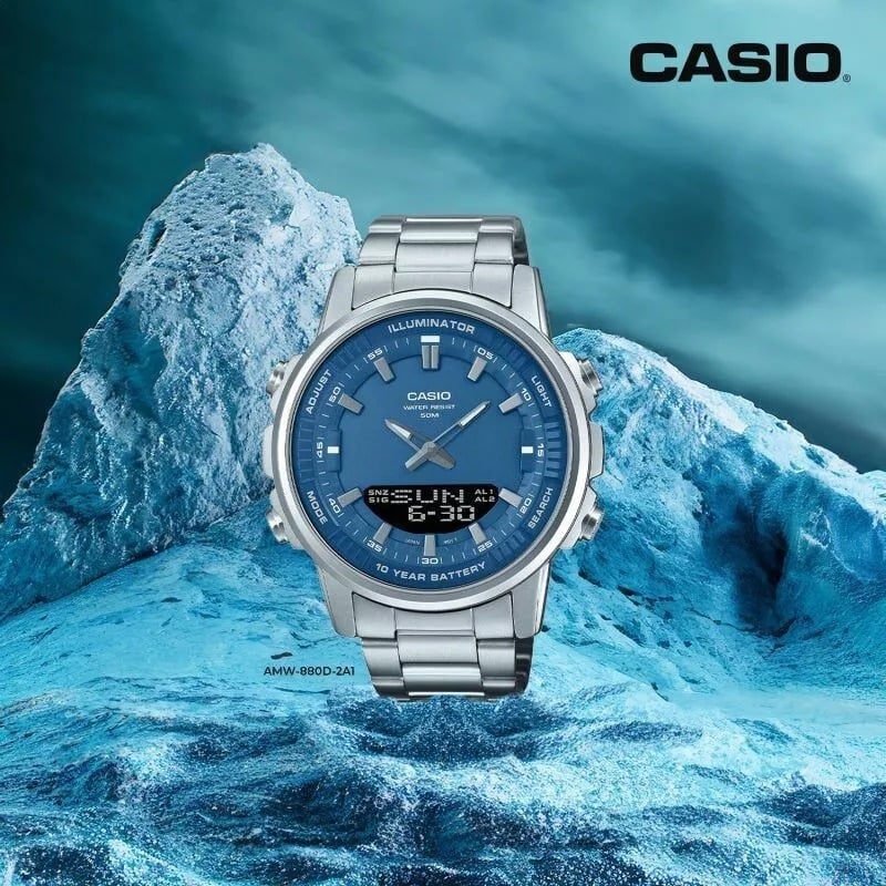 AMW-880D-2A1V Casio Illuminator 10 Años de Batería Reloj para Hombre - Image 3