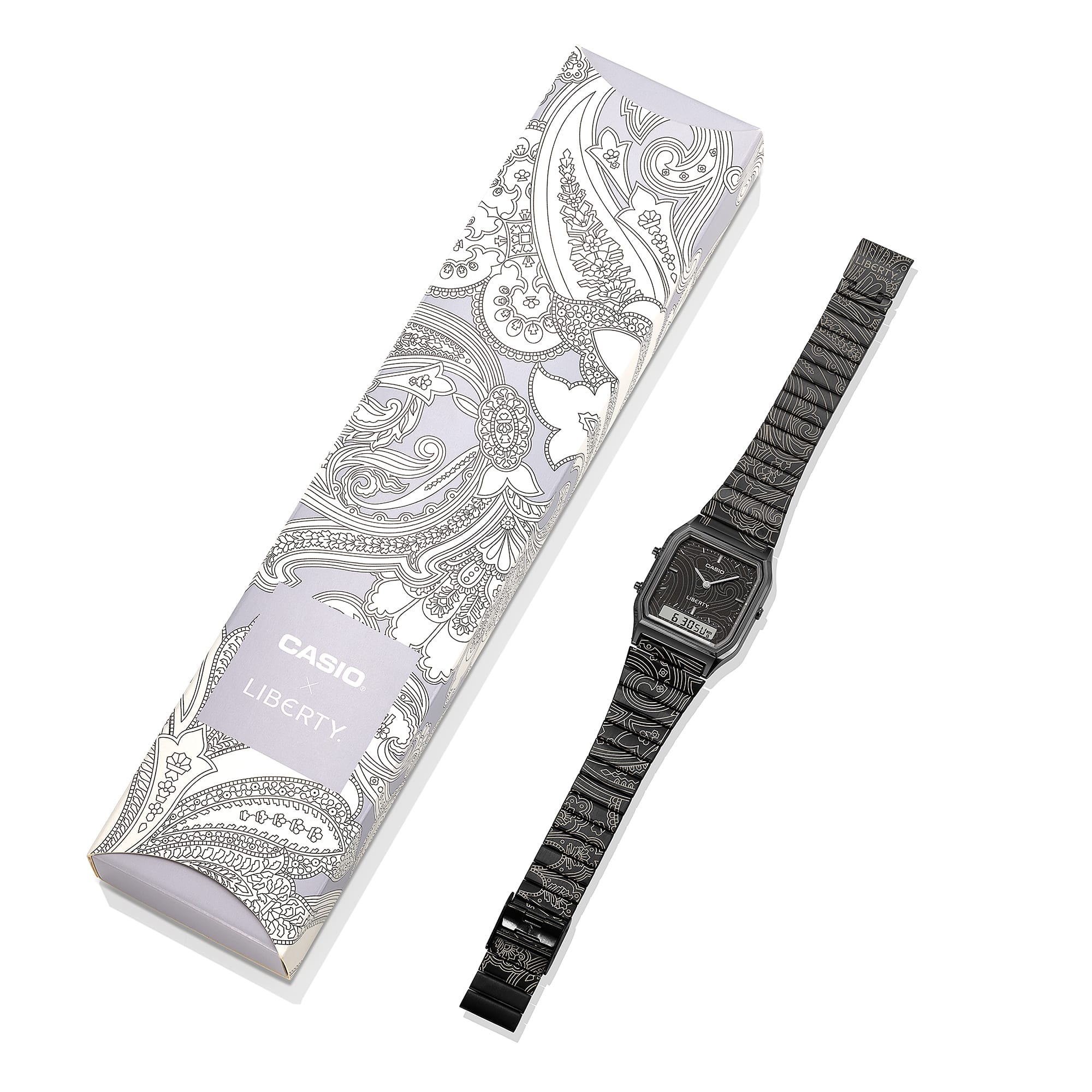 AQ-230EBLT-1A Reloj Casio Liberty unisex correa de metal - Image 3