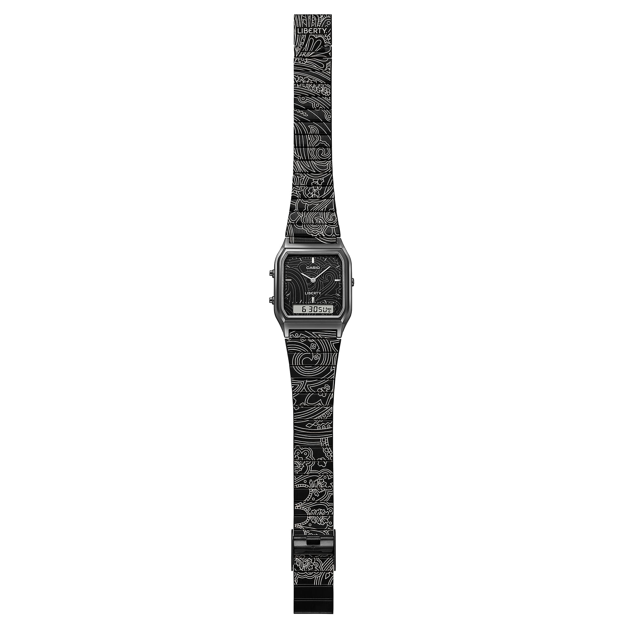 AQ-230EBLT-1A Reloj Casio Liberty unisex correa de metal - Image 4