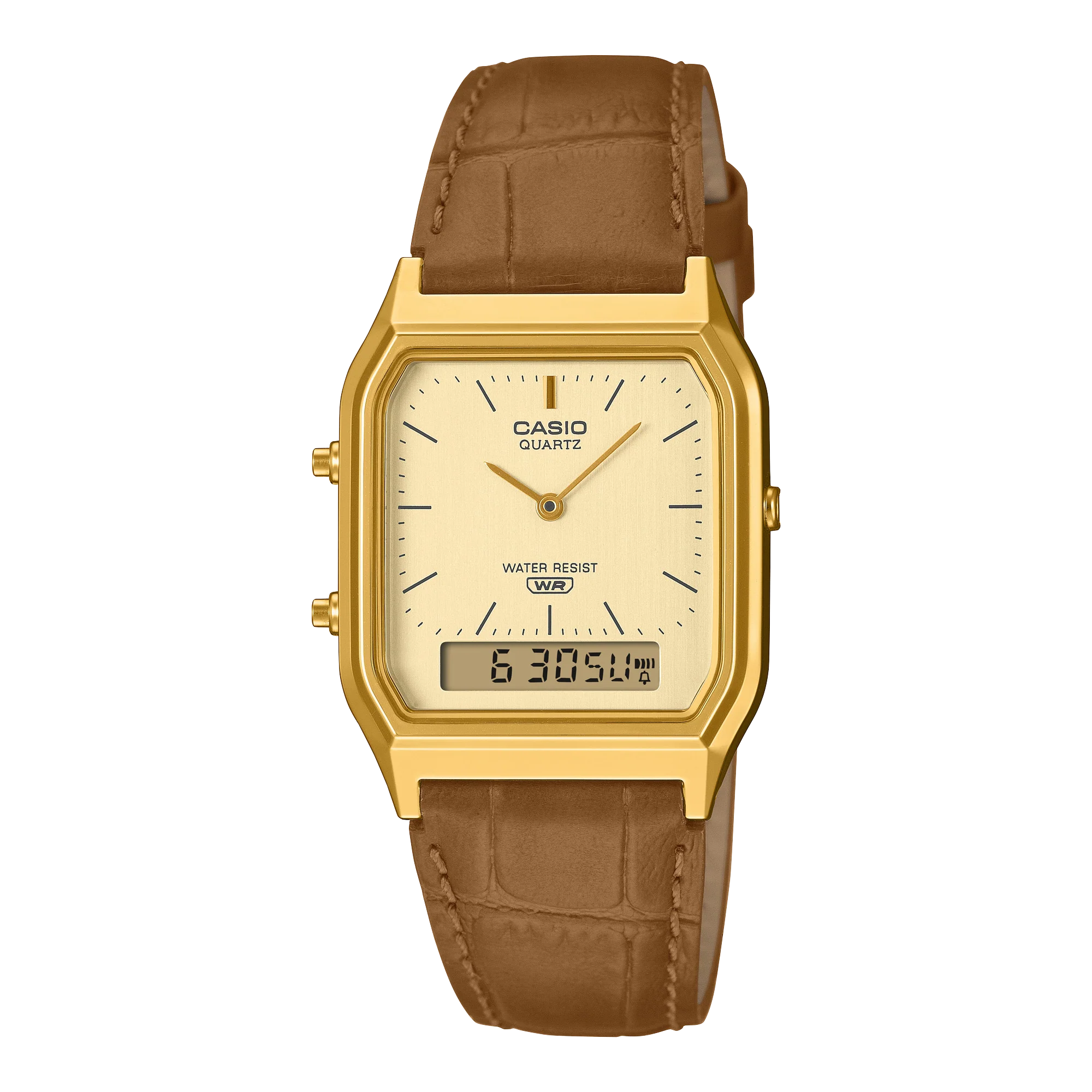 AQ-230EGL-9A Reloj Casio de hombre banda de piel