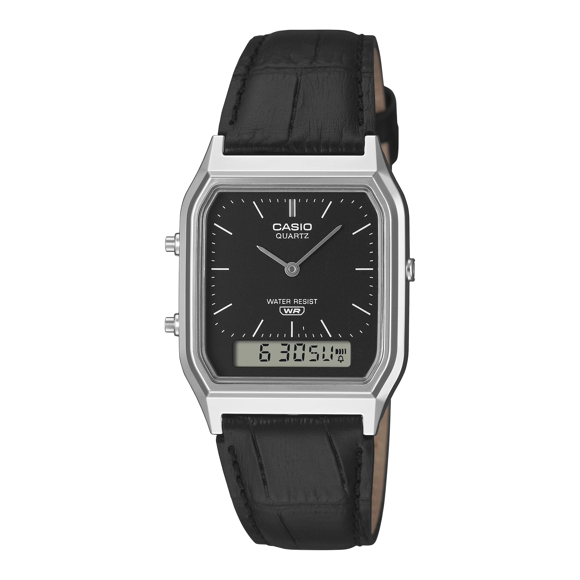 AQ-230EL-1A Reloj Casio Vintage de hombre pulsera de piel