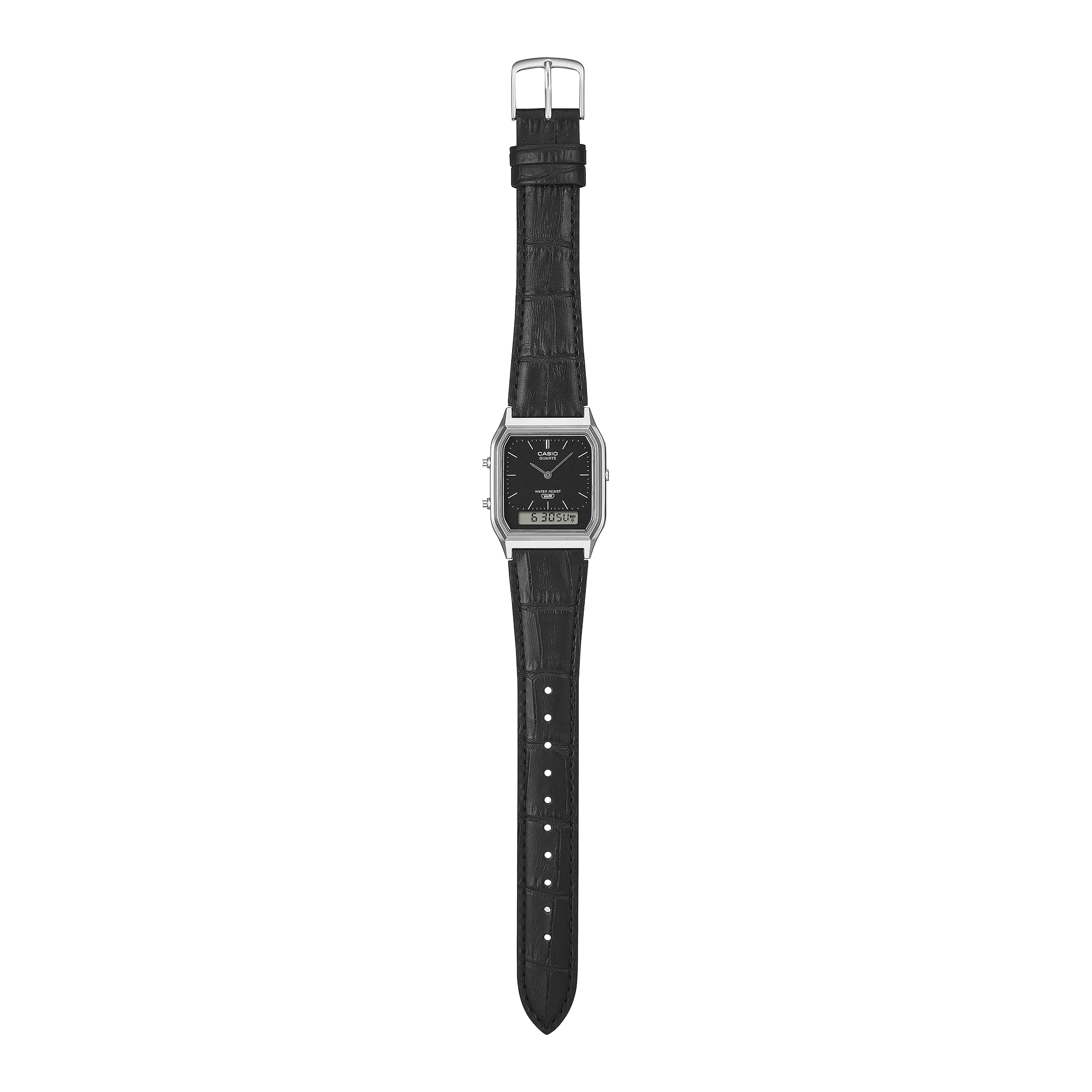 AQ-230EL-1A Reloj Casio Vintage de hombre pulsera de piel - Image 2