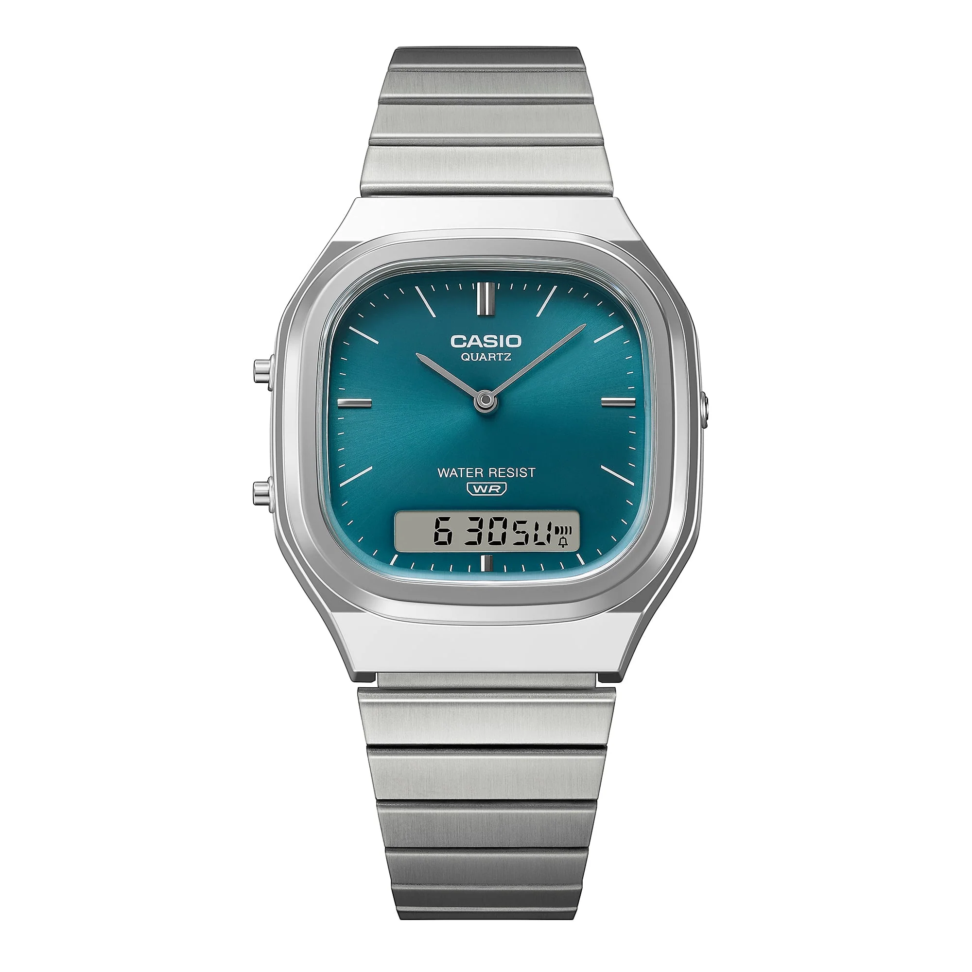 AQ-240E-3A Reloj Casio de dama pulsera de metal - Image 2