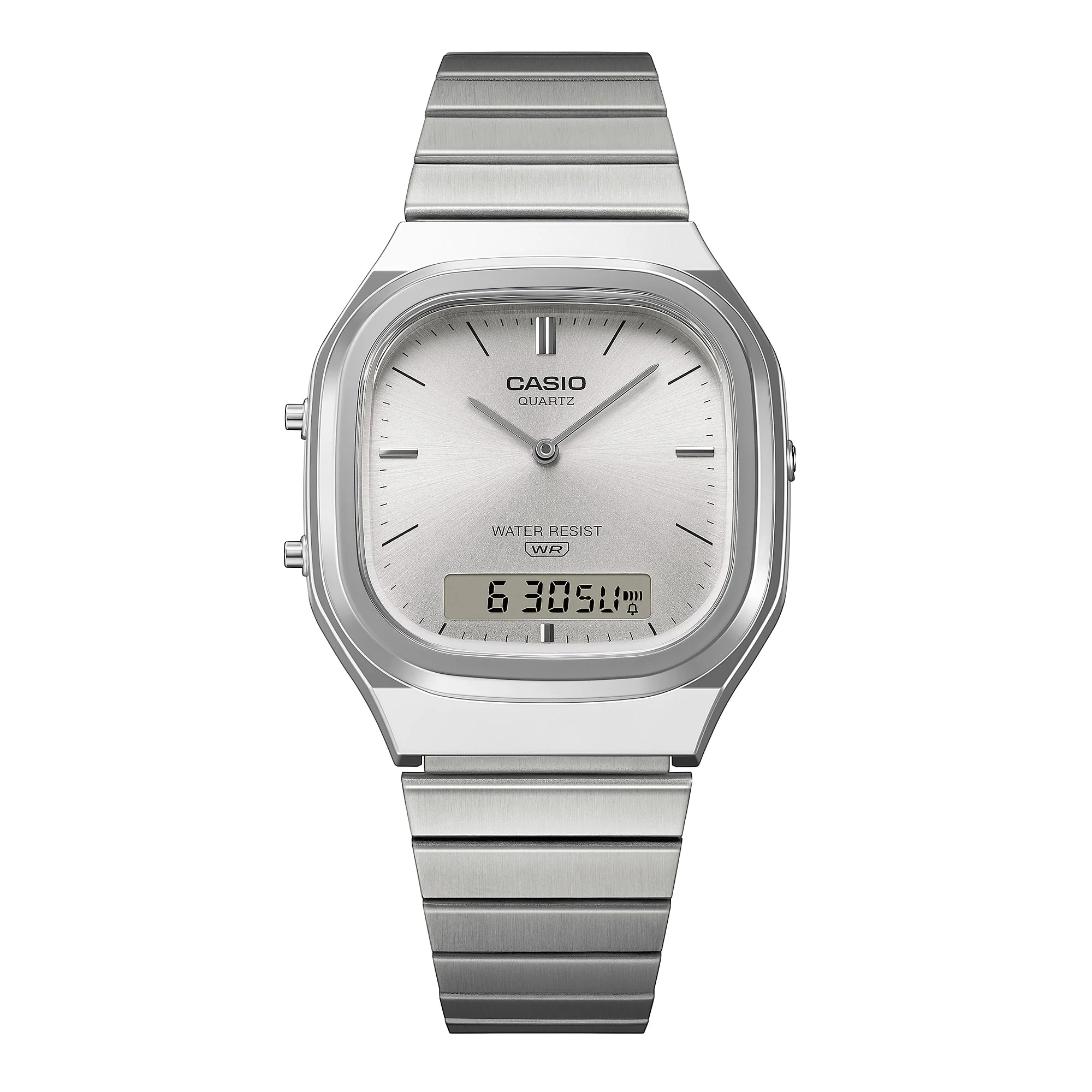 AQ-240E-7A Reloj Casio Vintage unisex banda de metal - Image 2