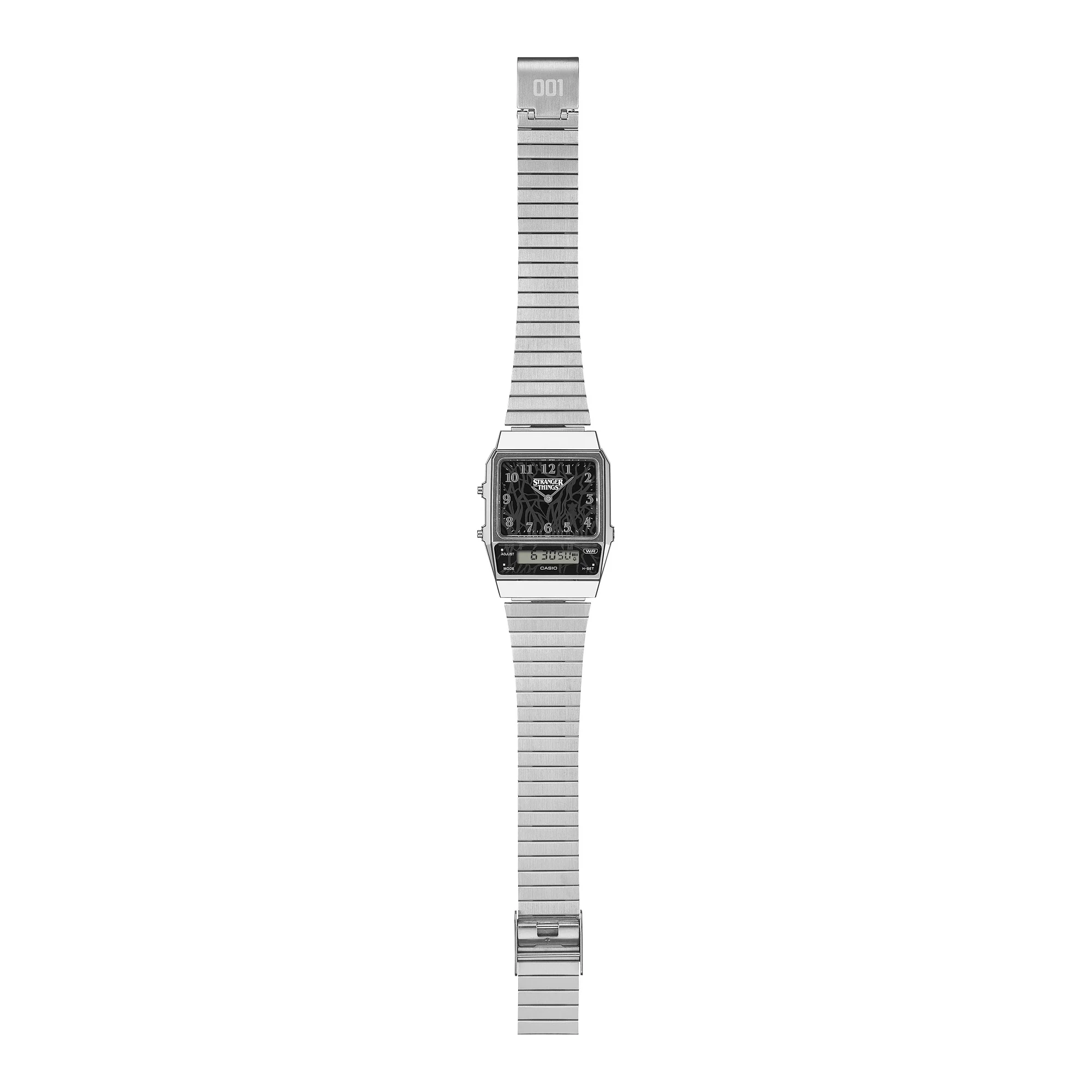 AQ-800EST-1A Reloj Casio Stranger Thing unisex correa de metal - Image 4