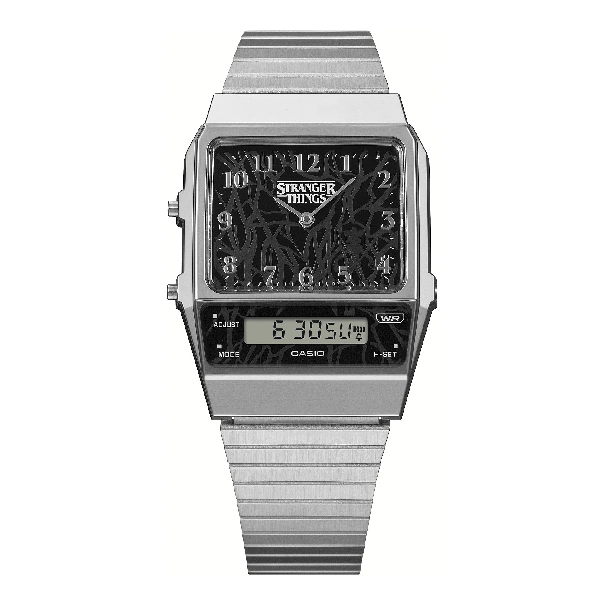 AQ-800EST-1A Reloj Casio Stranger Thing unisex correa de metal - Image 5