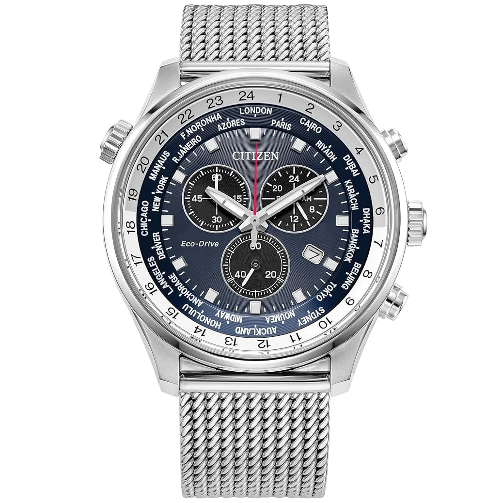 AT0368-82L Citizen reloj para caballero pulsera mesh Eco-Drive