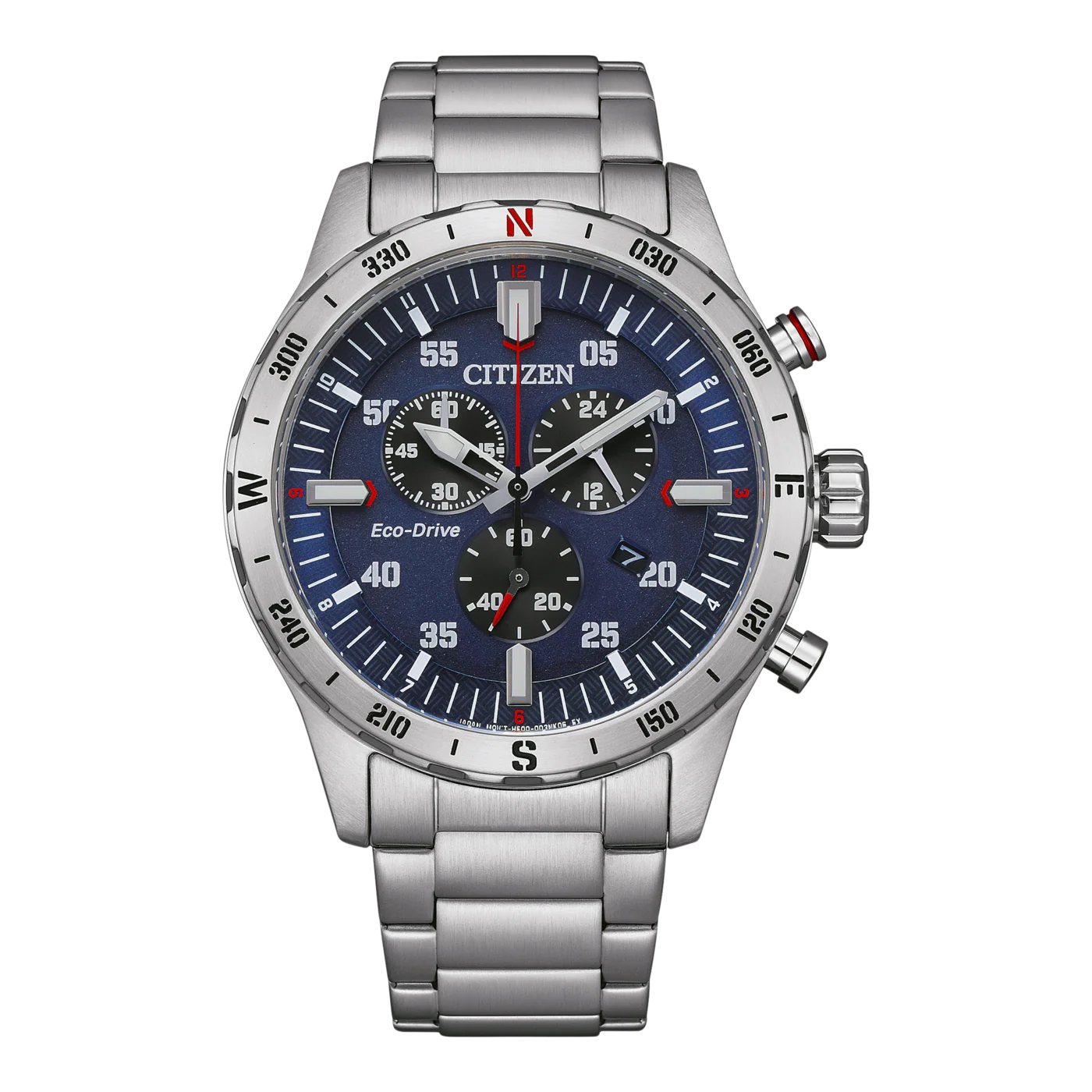 AT2520-89L Citizen Sport Casual Eco-drive de caballero pulsera de metal