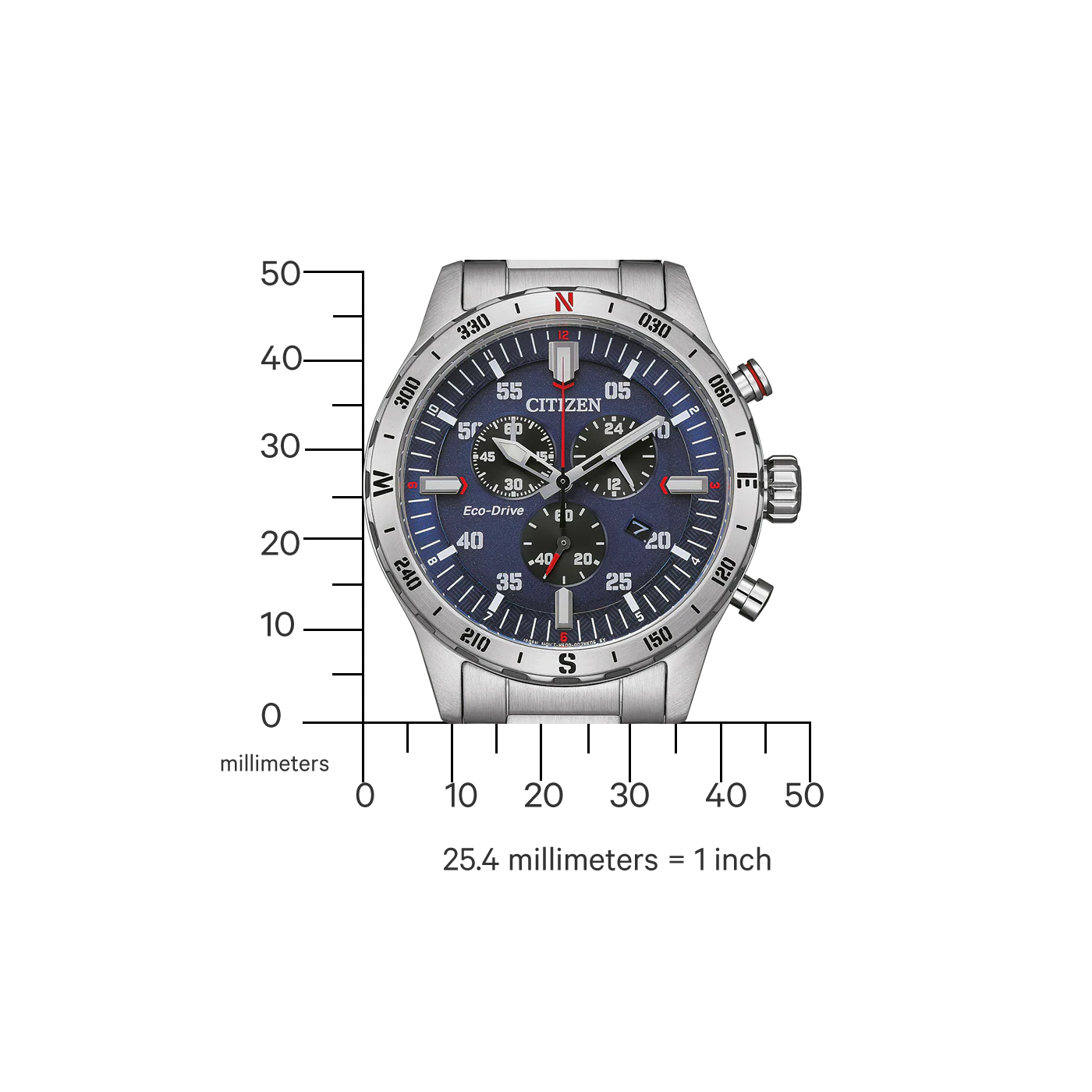 AT2520-89L Citizen Sport Casual Eco-drive de caballero pulsera de metal - Image 3