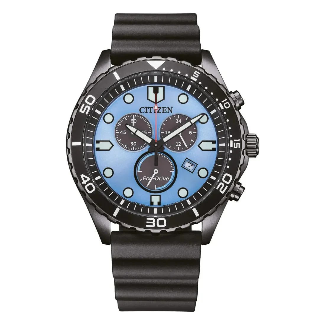 AT2567-18L Citizen Eco-Drive Reloj para hombre pulsera de caucho