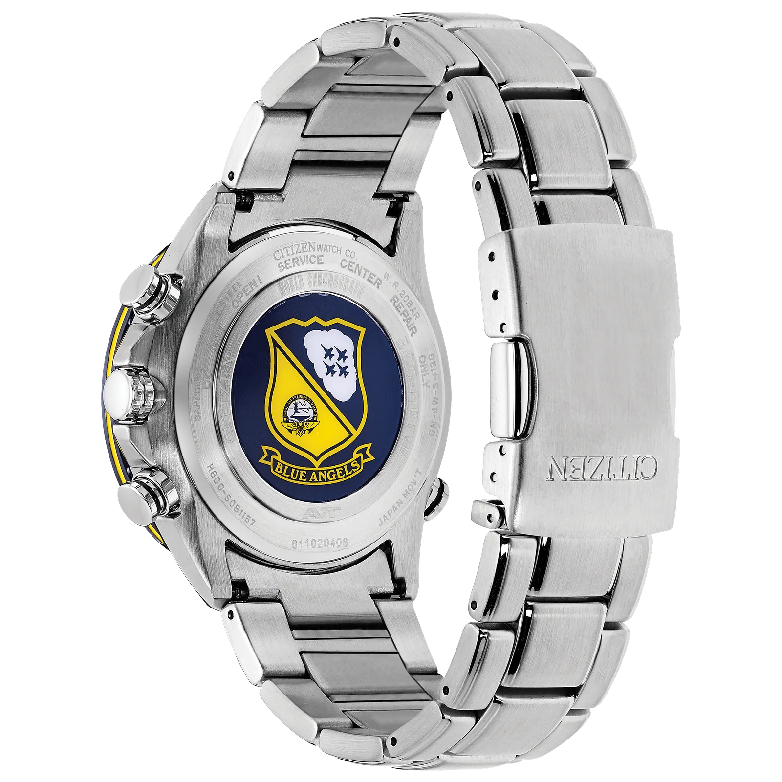 AT8020-54L Reloj Citizen World Chronograph Eco-drive de hombre pulsera de metal 43mm - Image 2