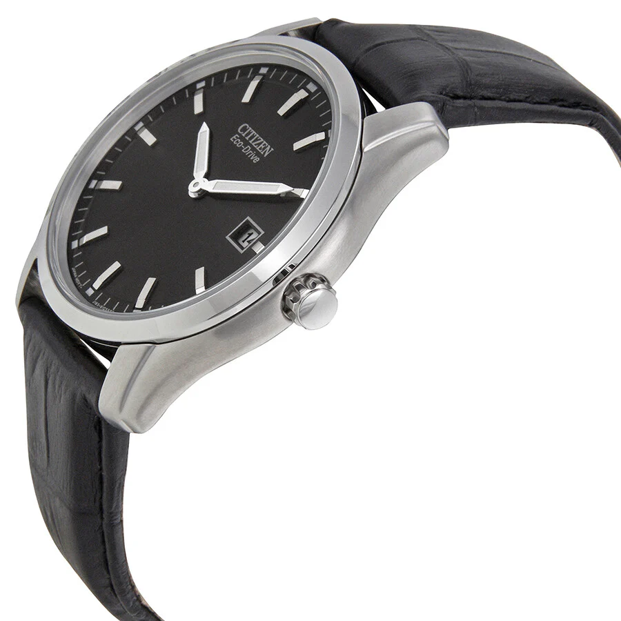 AU1040-08E Citizen Eco-drive reloj de hombre pulsera de cuero - Image 4