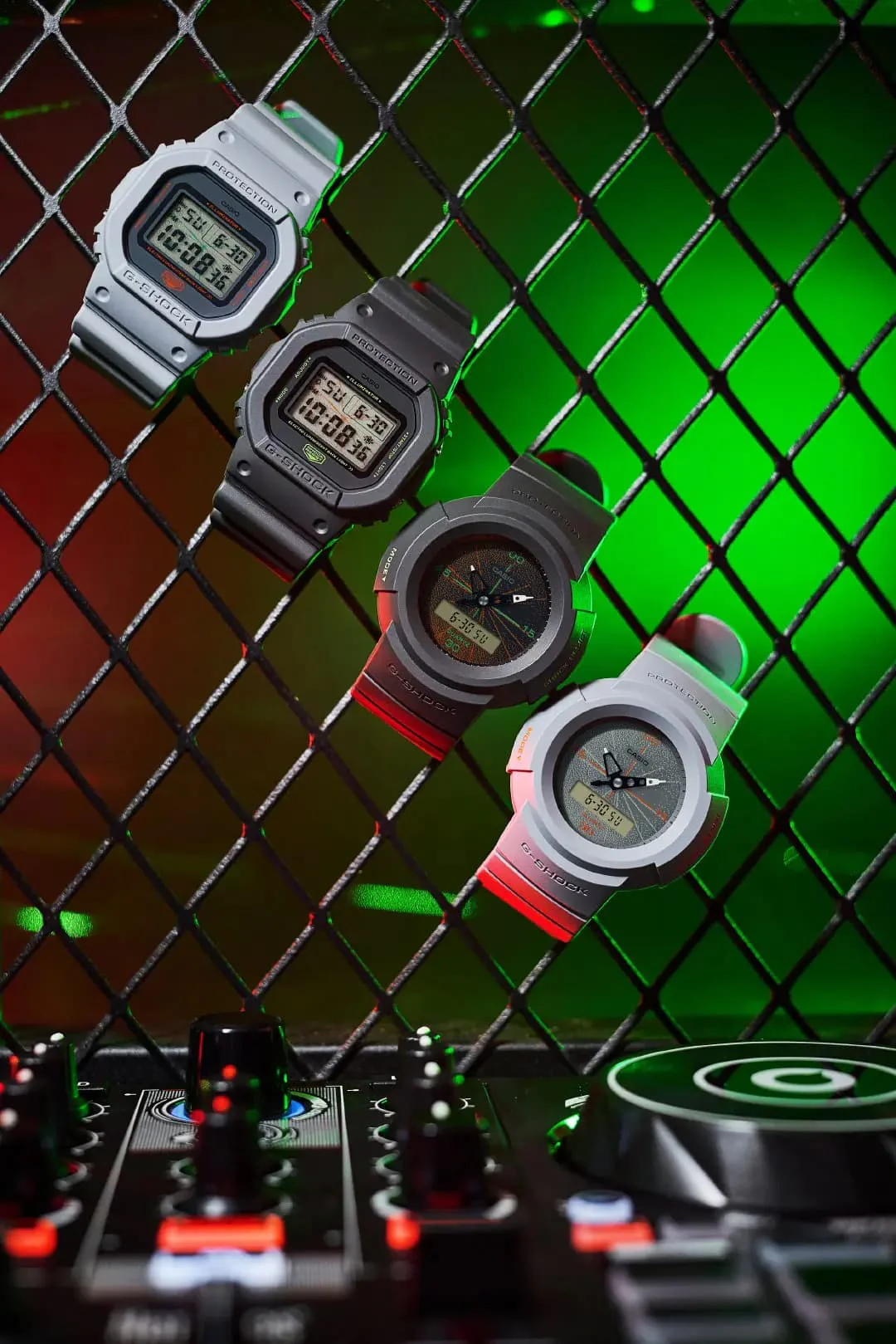 AW-500MNT-8A Reloj G-Shock Doble Hora para Caballero con Correa de Resina - Image 2