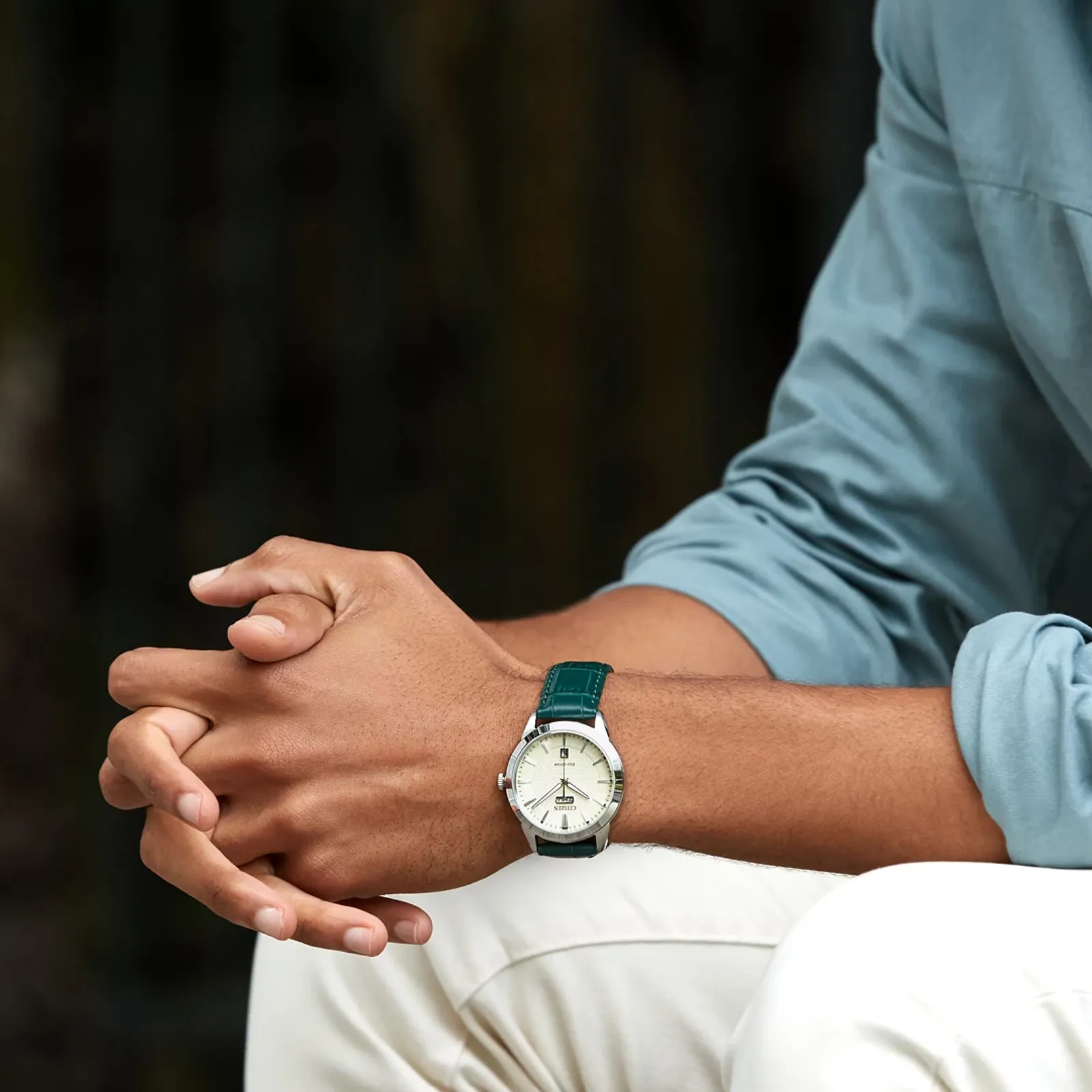 AW0090-11Z Reloj Citizen Rolan Eco-drive de hombre pulsera de piel - Image 2
