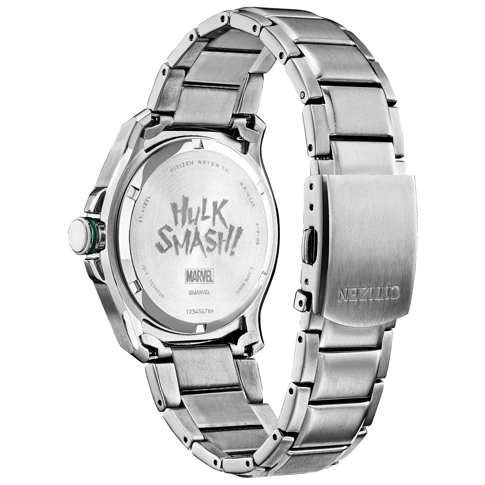 AW1351-56W Citizen The Hulk Marvel edition de hombre pulsera de metal Eco-drive - Image 5