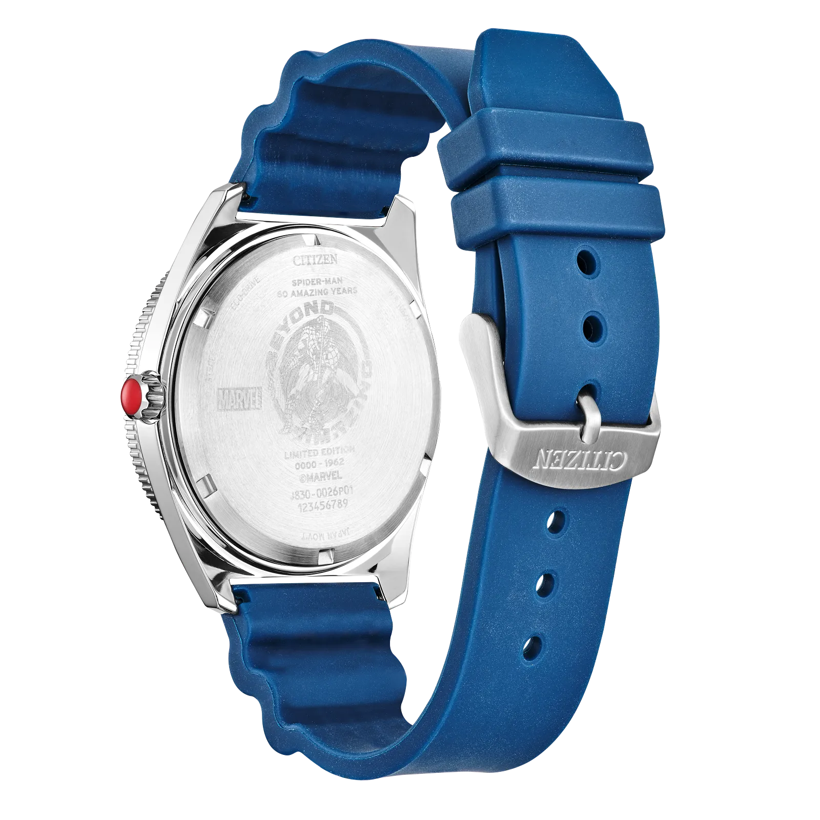 AW2050-49W Reloj Citizen Spider-Man Eco-drive de hombre pulsera de caucho 43 mm - Image 2
