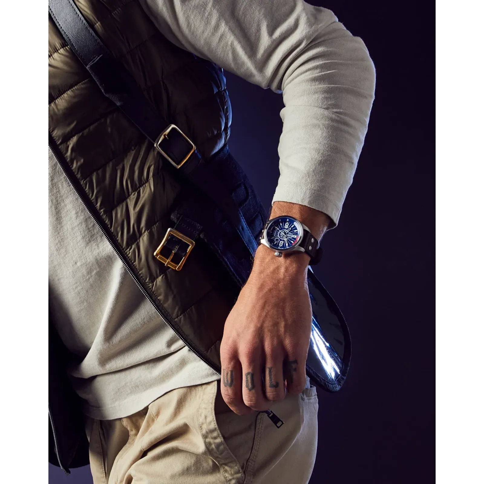 AW5009-03W Citizen Han Solo Star Wars Eco-drive de caballero pulsera de cuero - Image 3