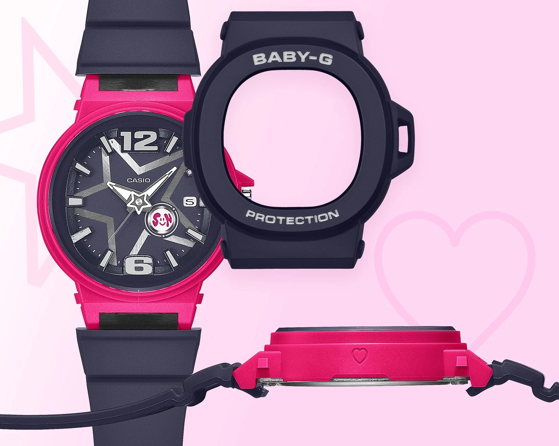 BGA-10D-2A1 Reloj Baby-G de mujer correa de caucho - Image 2