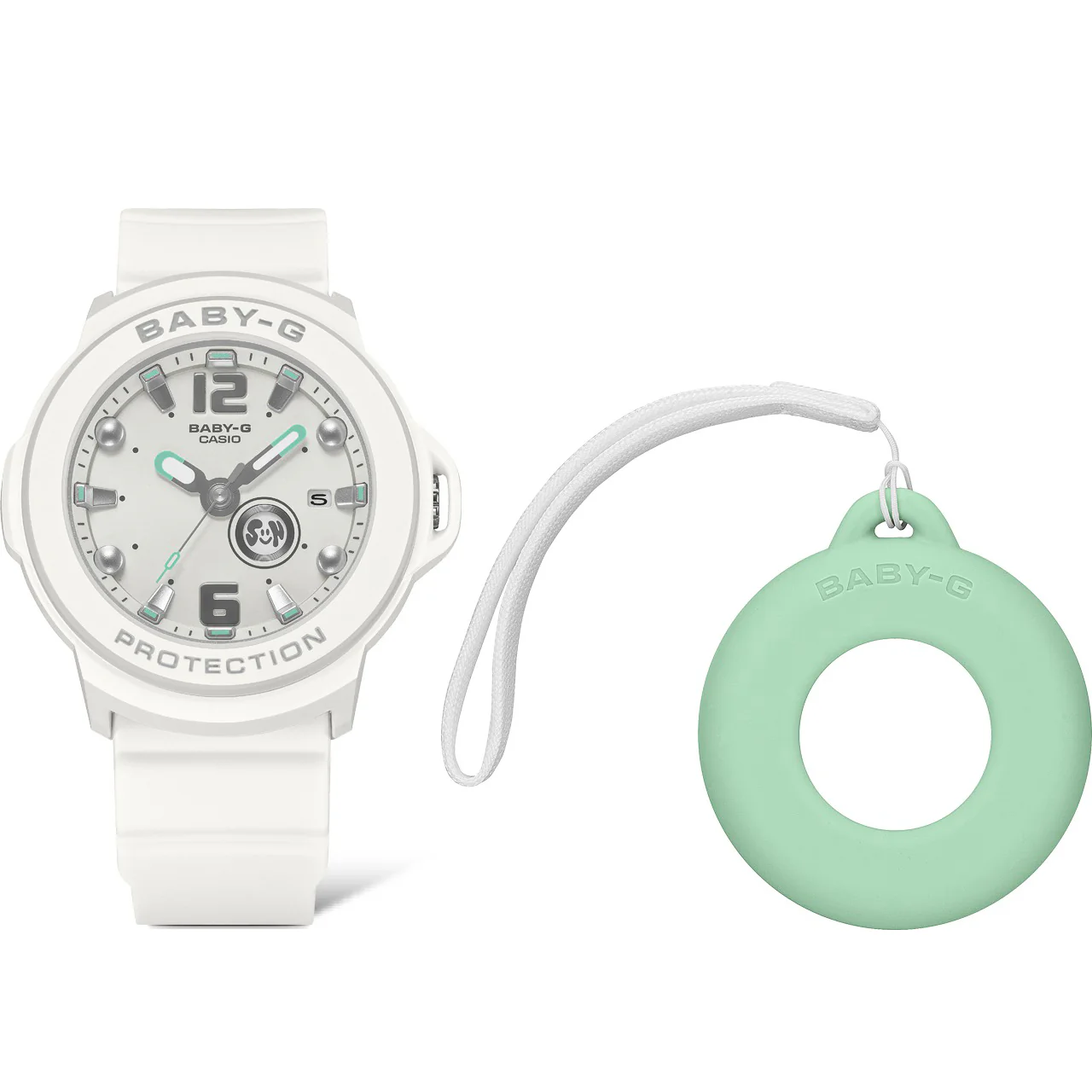 BGA-15K-7A Reloj Baby-G de mujer correa de caucho