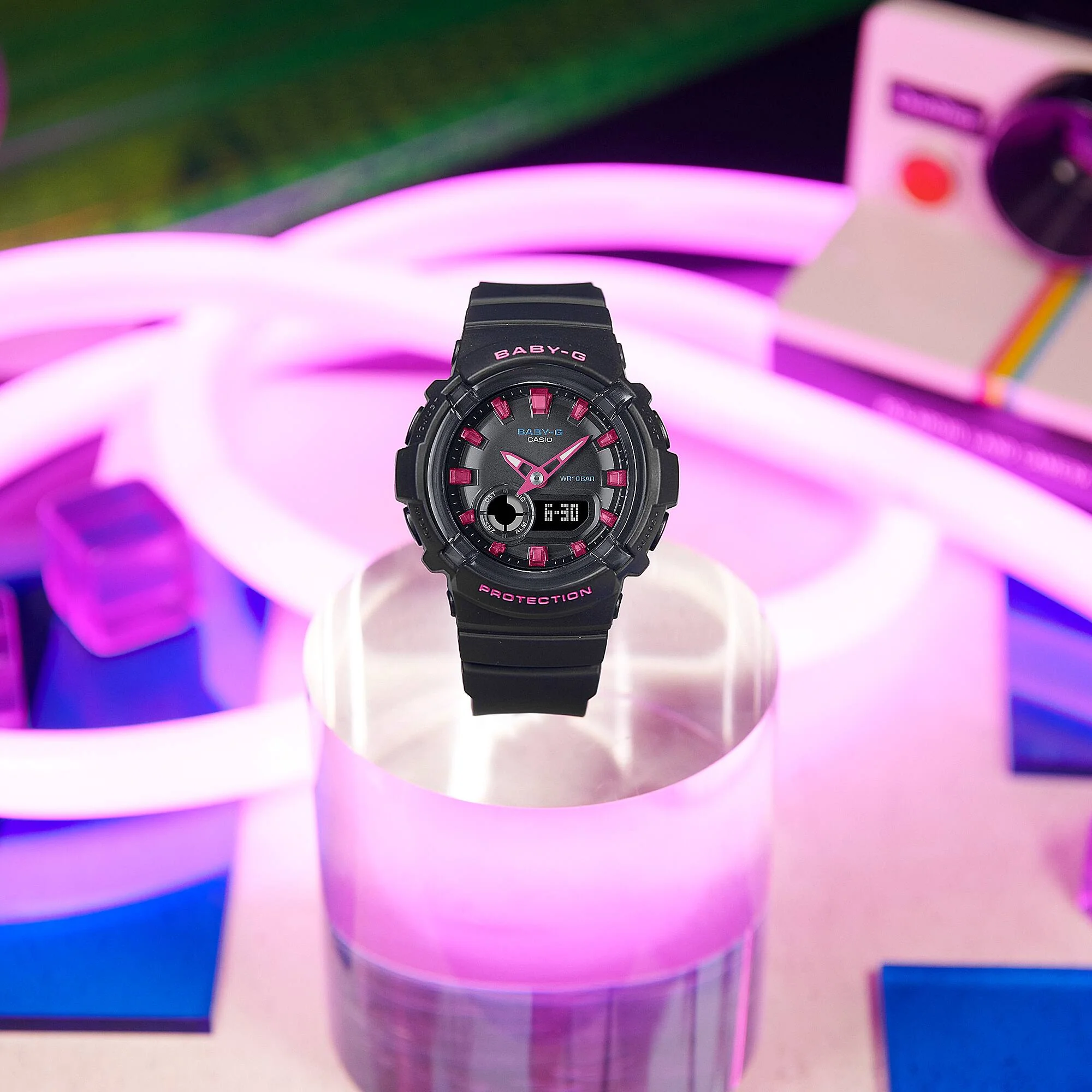 BGA-280DN-1A Baby-G reloj para señorita pulsera de caucho - Image 6