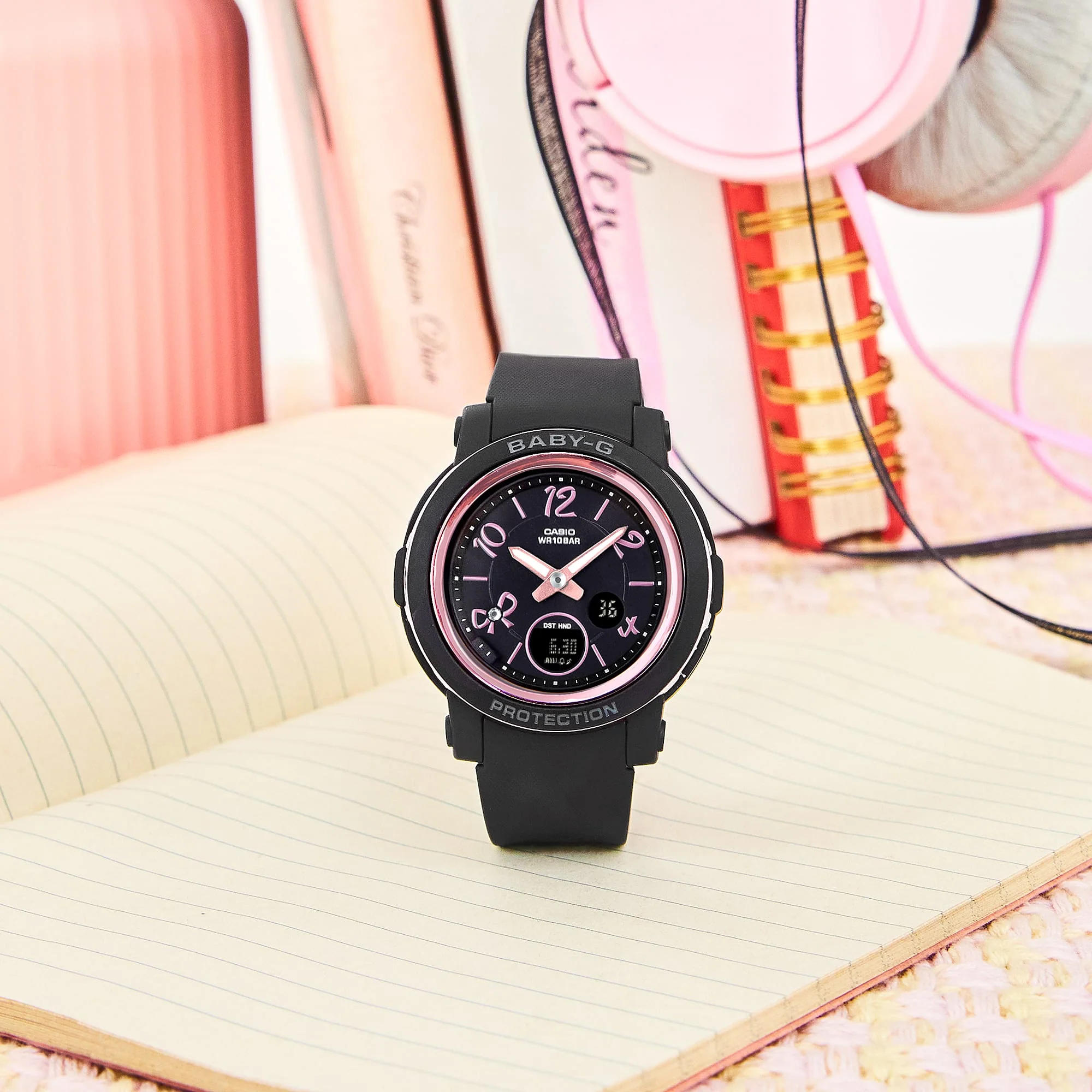 BGA-290RA-1A Reloj Baby-G de dama pulsera de caucho - Image 4
