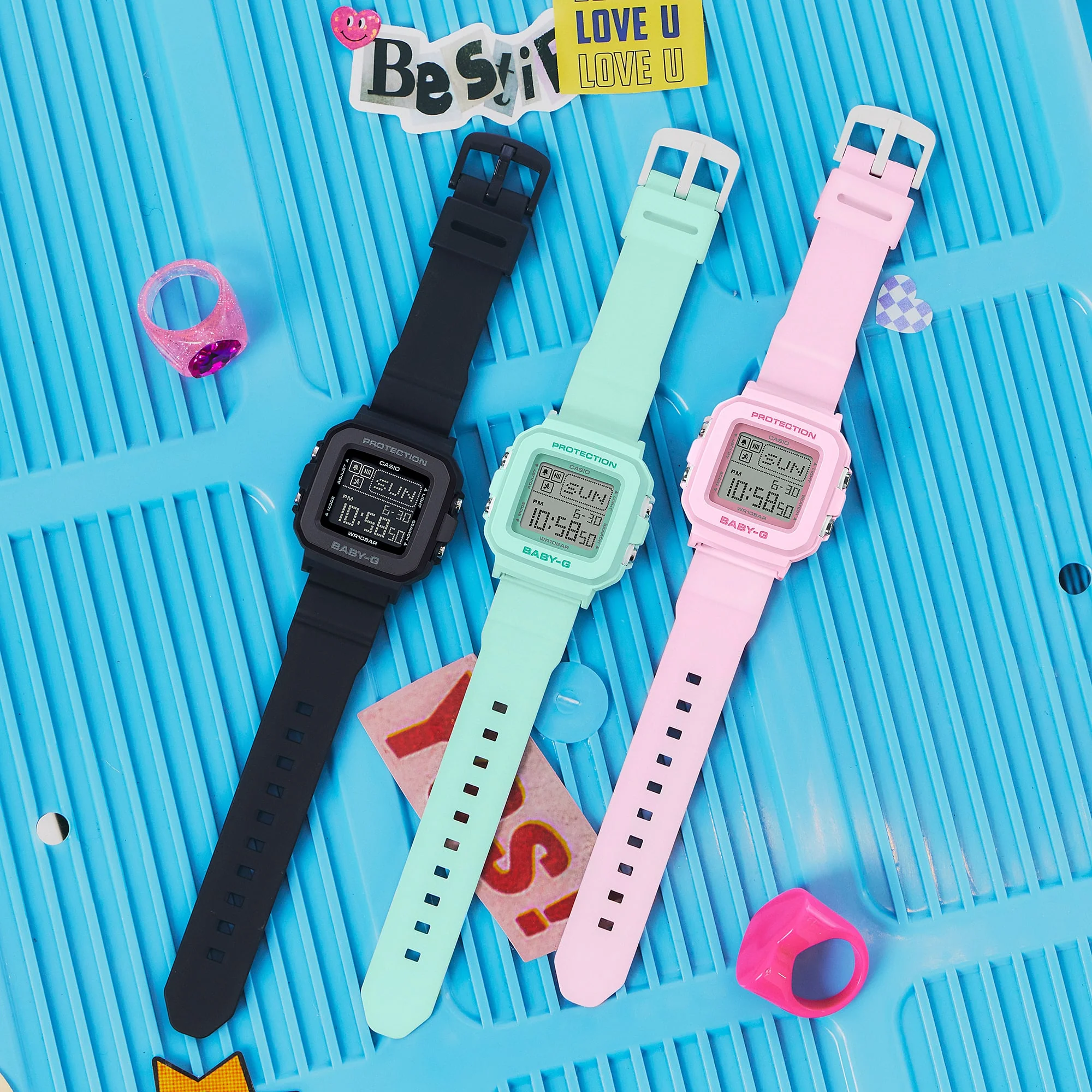 BGD-10-1 Baby-G dama pulsera de resina digital - Image 2