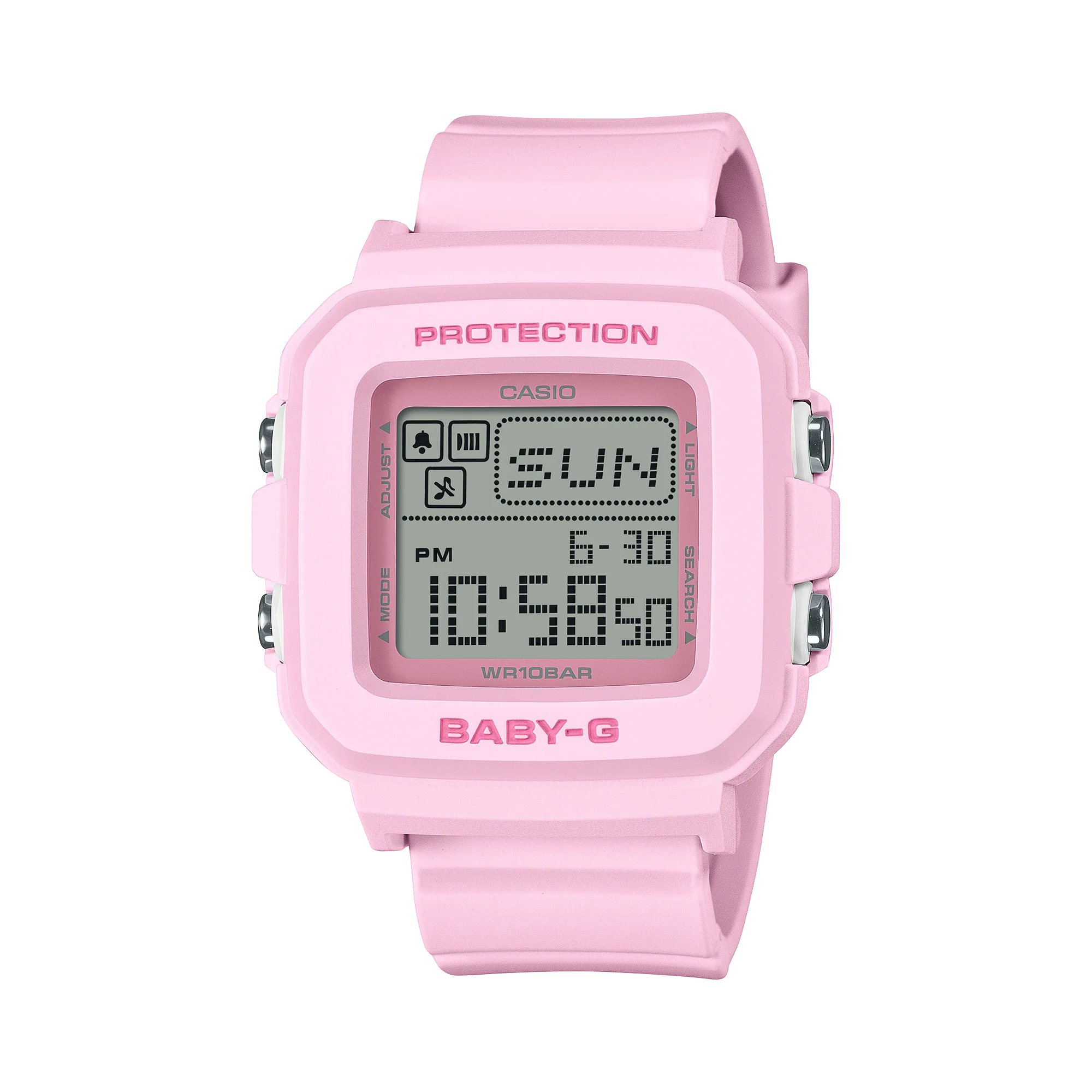 BGD-10-4 Baby-G dama pulsera de resina digital