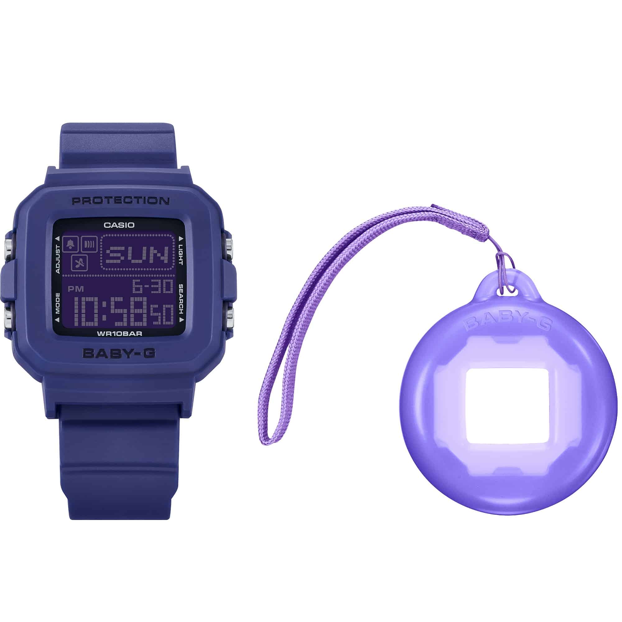 BGD-10K-2 Reloj Baby-G Digital para Dama Correa de Caucho - Image 2