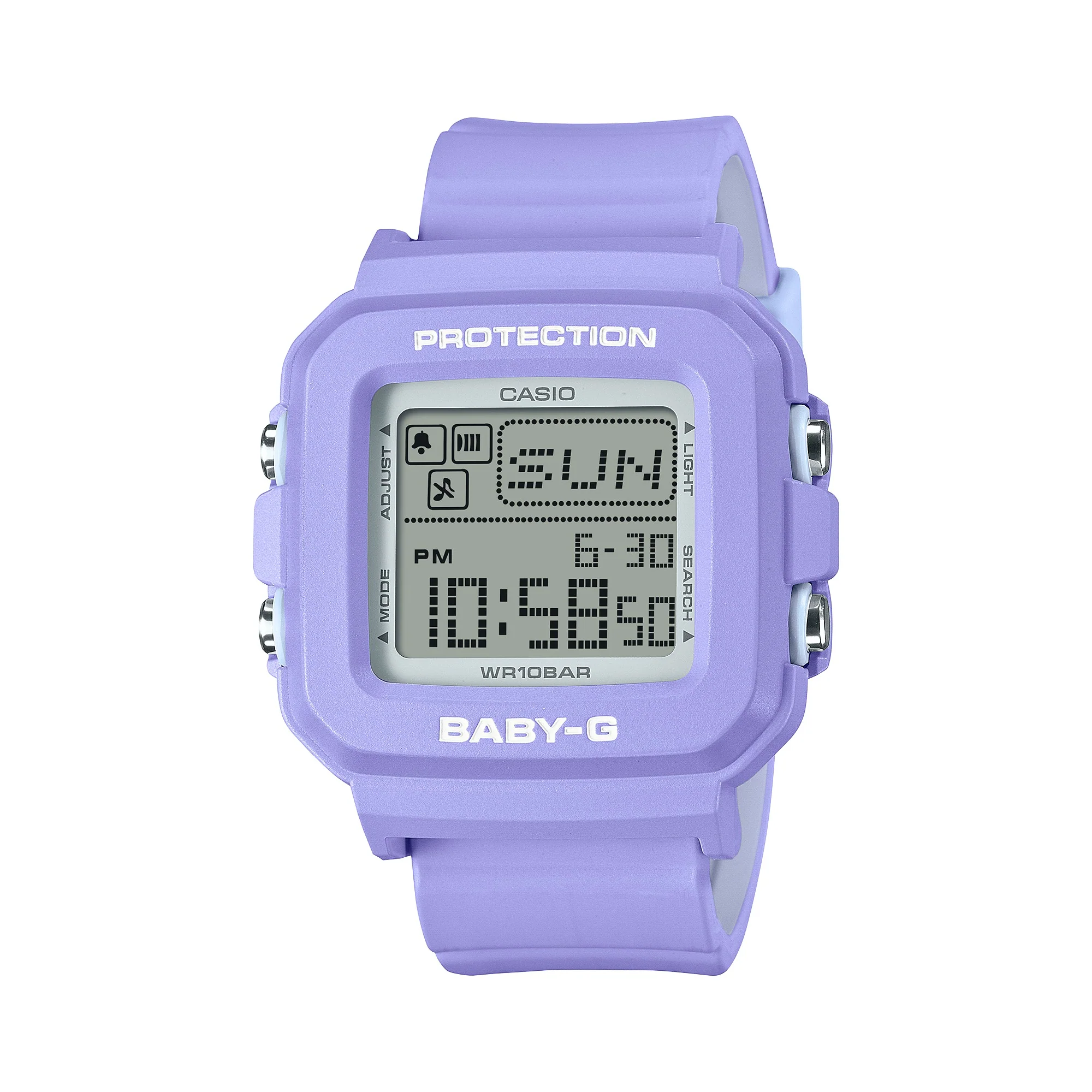 BGD-10K-6 Reloj Baby-G Digital para Dama Correa de Caucho