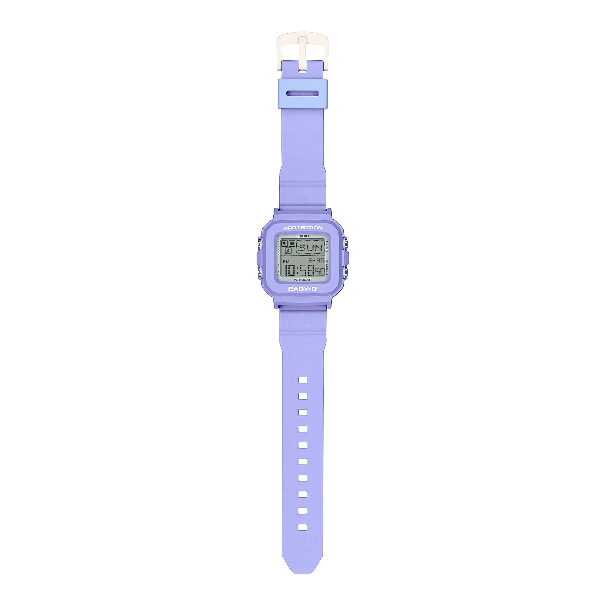BGD-10K-6 Reloj Baby-G Digital para Dama Correa de Caucho - Image 4