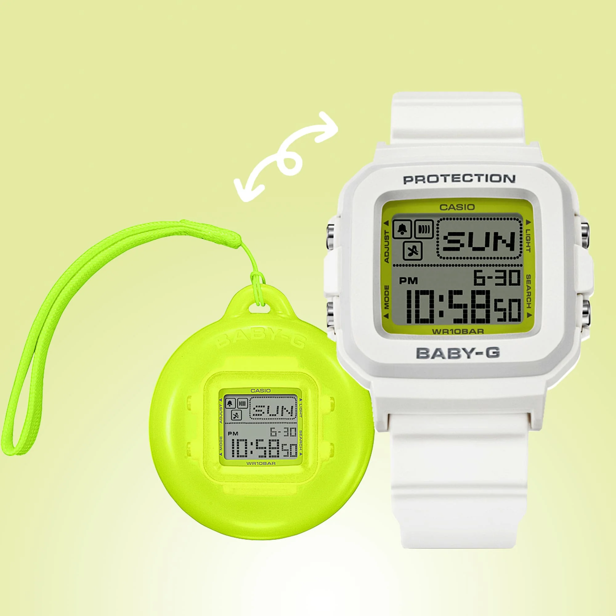 BGD-10K-7 Reloj Baby-G Digital para Dama Correa de Resina - Image 3
