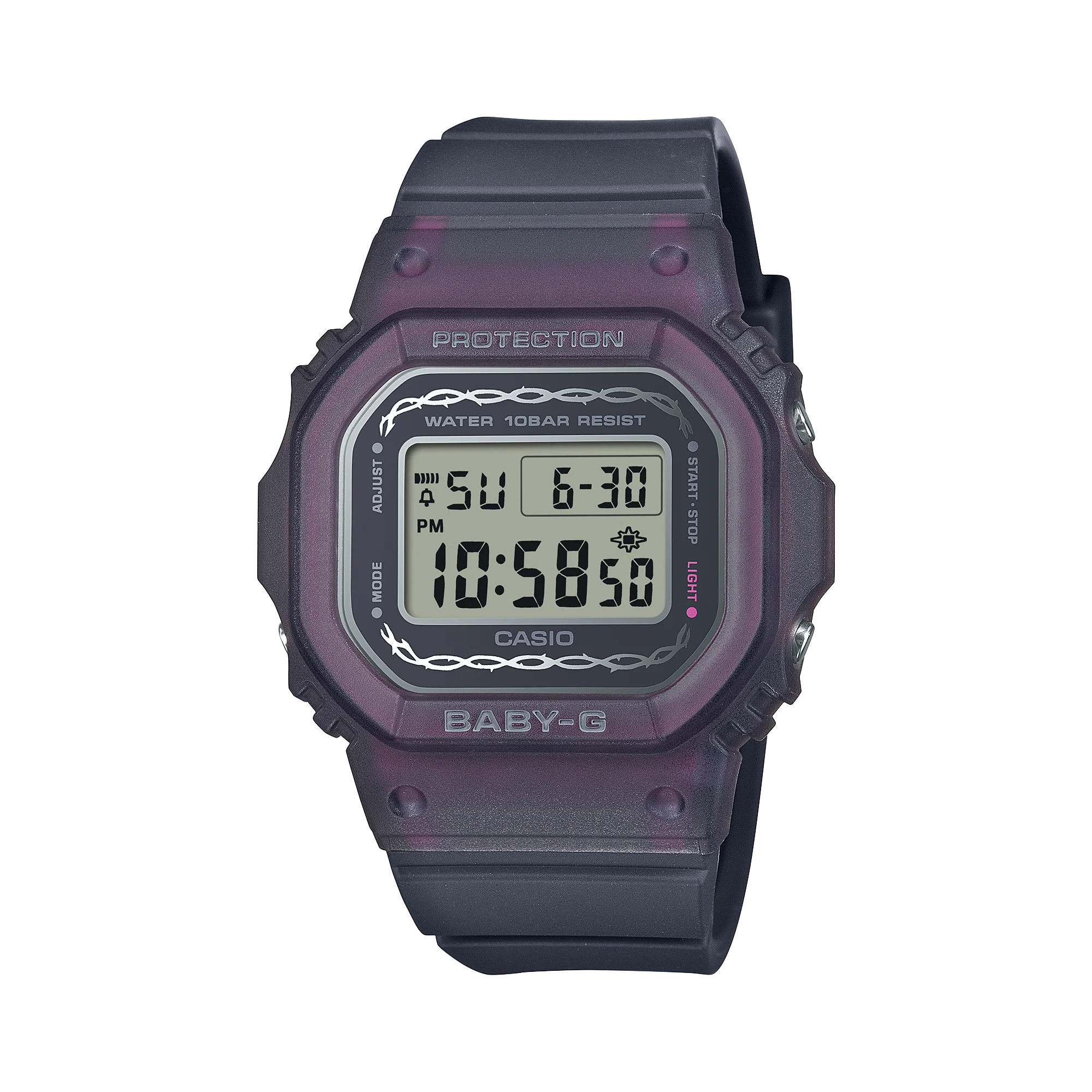 BGD-565RS-8 Baby-G reloj de dama pulsera de caucho digital
