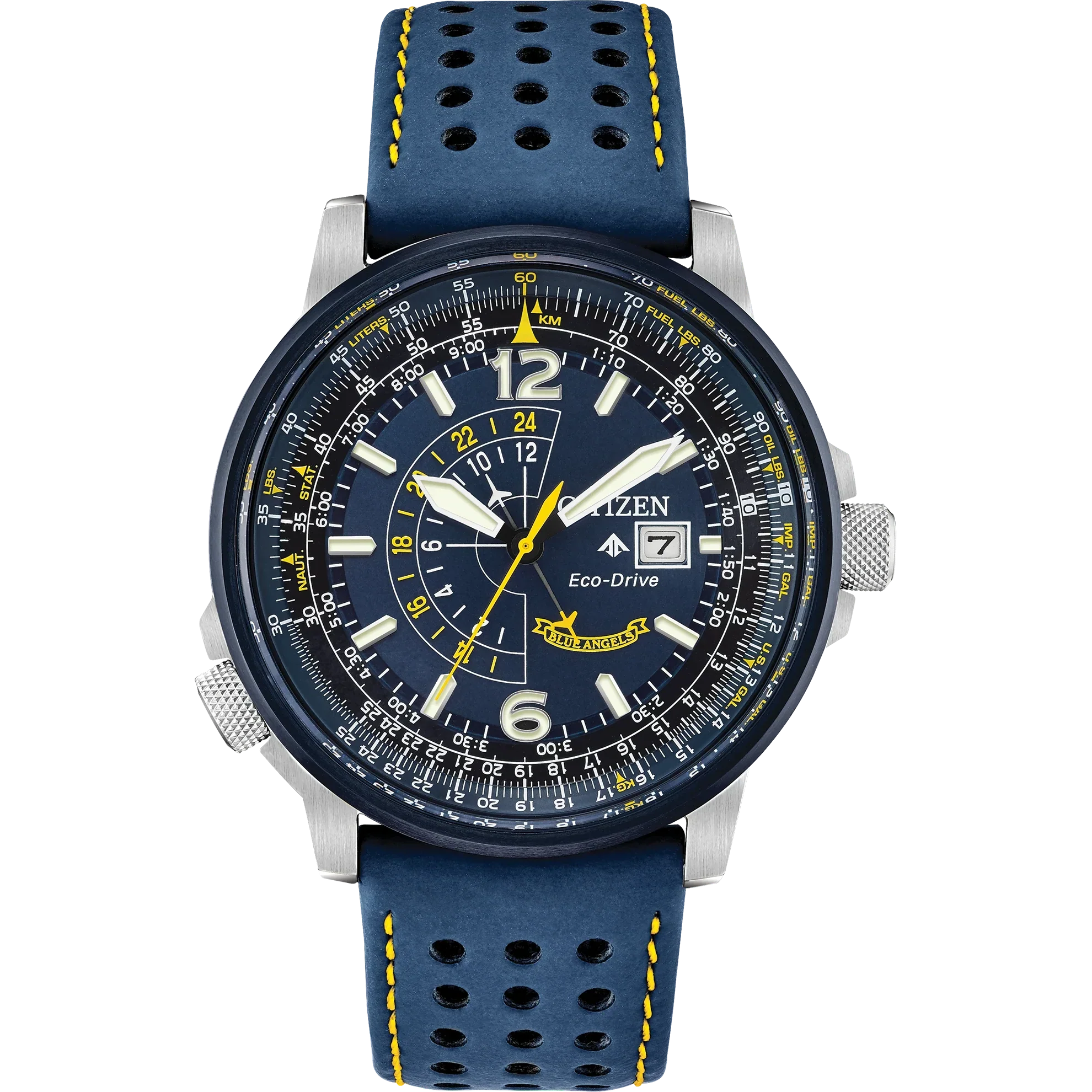 BJ7007-02L Reloj Citizen Promaster Nighthawk Eco-drive de hombre correa de piel 42 mm