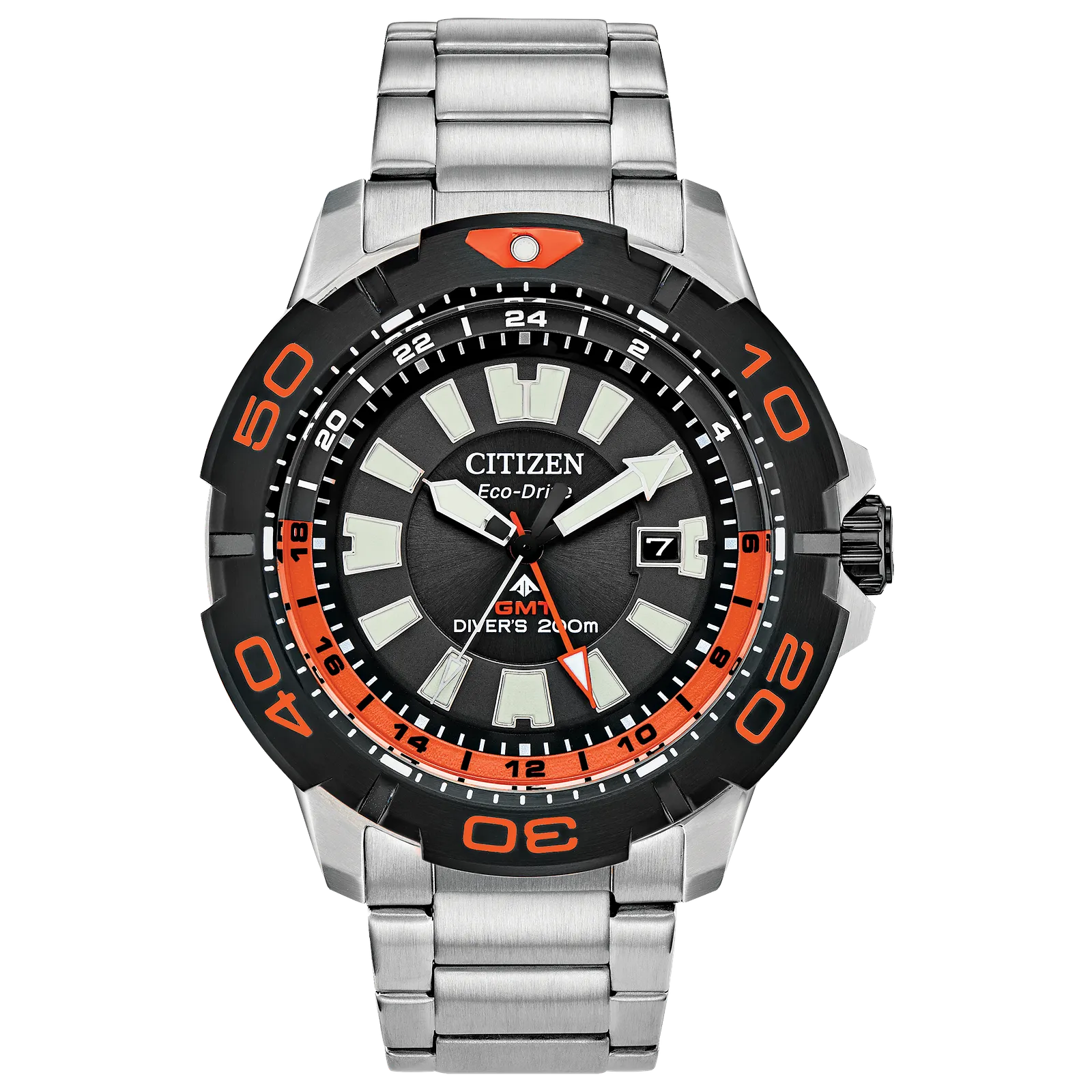 BJ7129-56E Reloj Citizen Promaster GMT de hombre pulsera de metal 44 mm Eco-drive