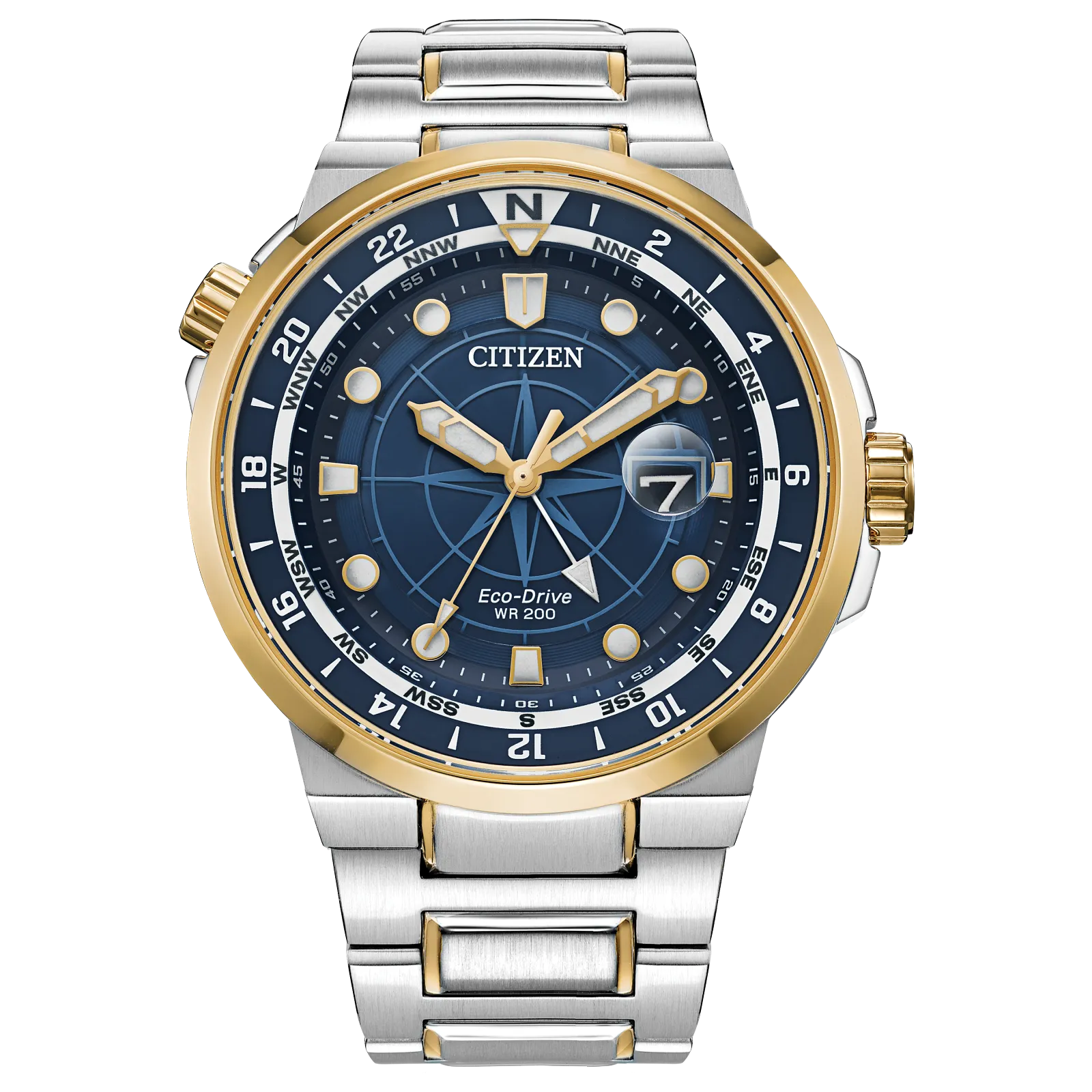 BJ7144-52L Citizen Endeavor Eco-drive reloj de hombre correa de acero inoxidable