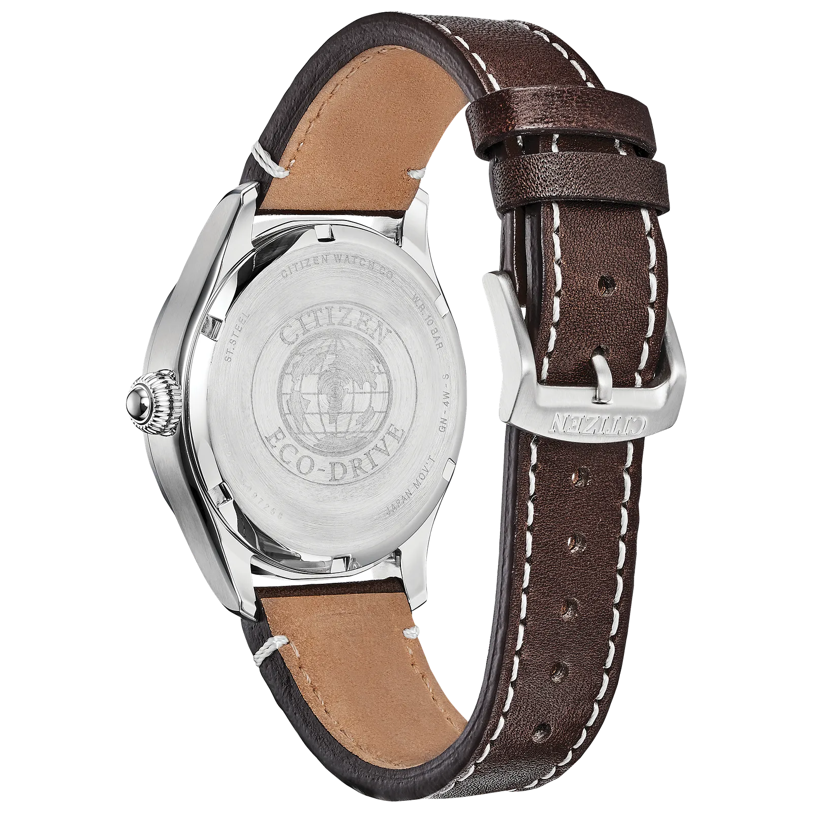 BM6838-09X Citizen Garrison Eco-drive de hombre pulsera de piel - Image 2