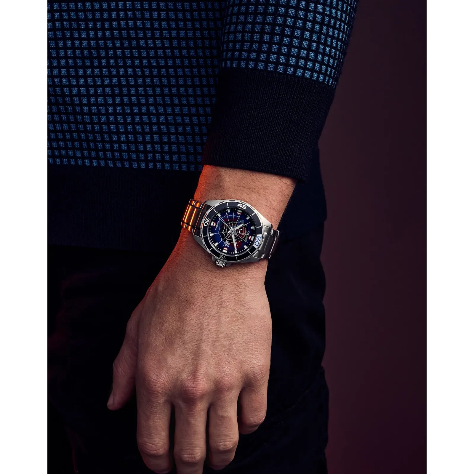 BM7610-52W Reloj Citizen Spider-Man Eco-drive de hombre pulsera de metal 44 mm - Image 6